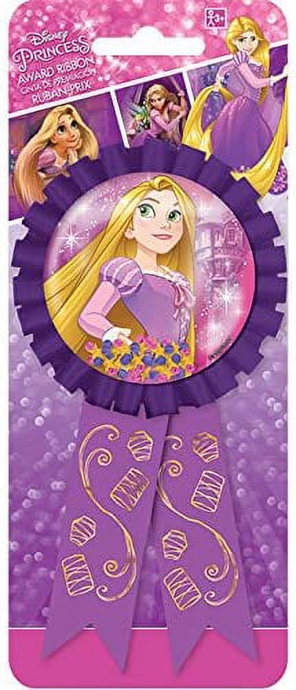 Amscan Disney Tangled Rapunzel Birthday Party Award Ribbon (Purple, 6 in) cmr07