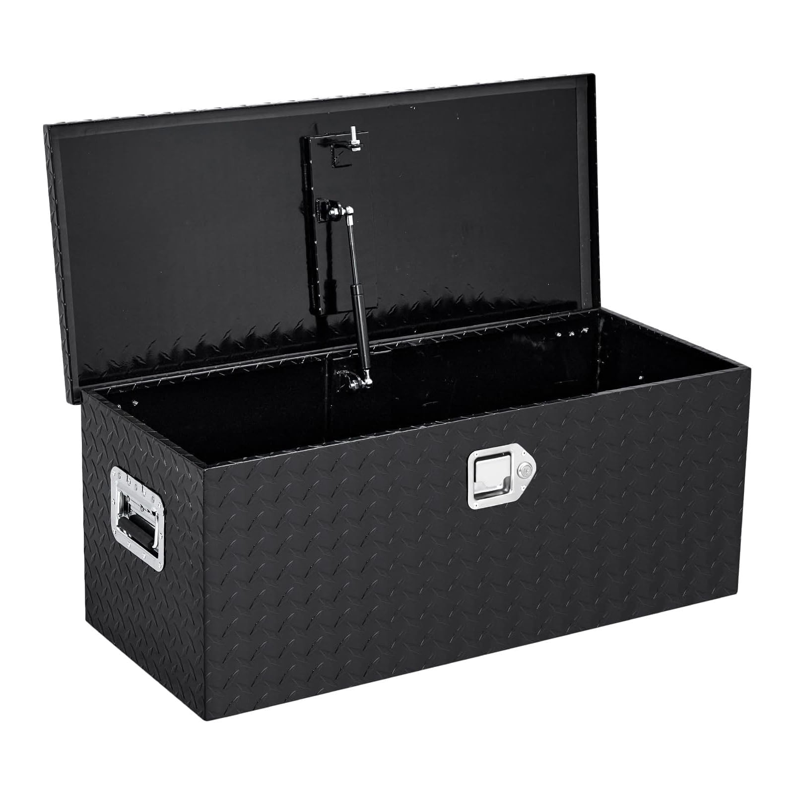M optimized Aluminum Truck Bed Toolbox, Heavy Duty Storage Organizer with Lock and Side Handles (Black, 36 in) j8ndp