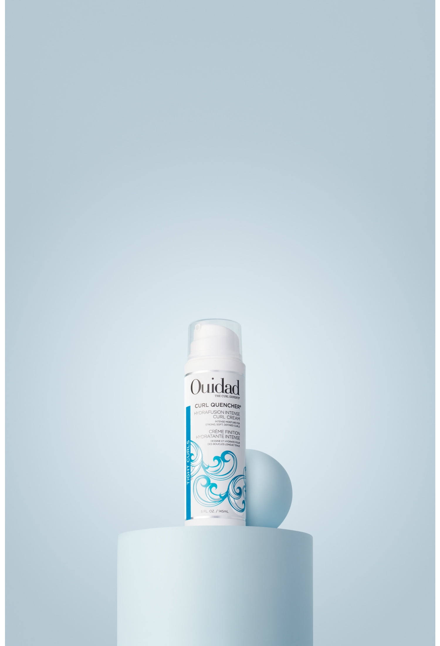 Ouidad Curl Quencher Hydrafusion Intense Curl Cream for Dry Hair (White, 5 fl oz) 3783s