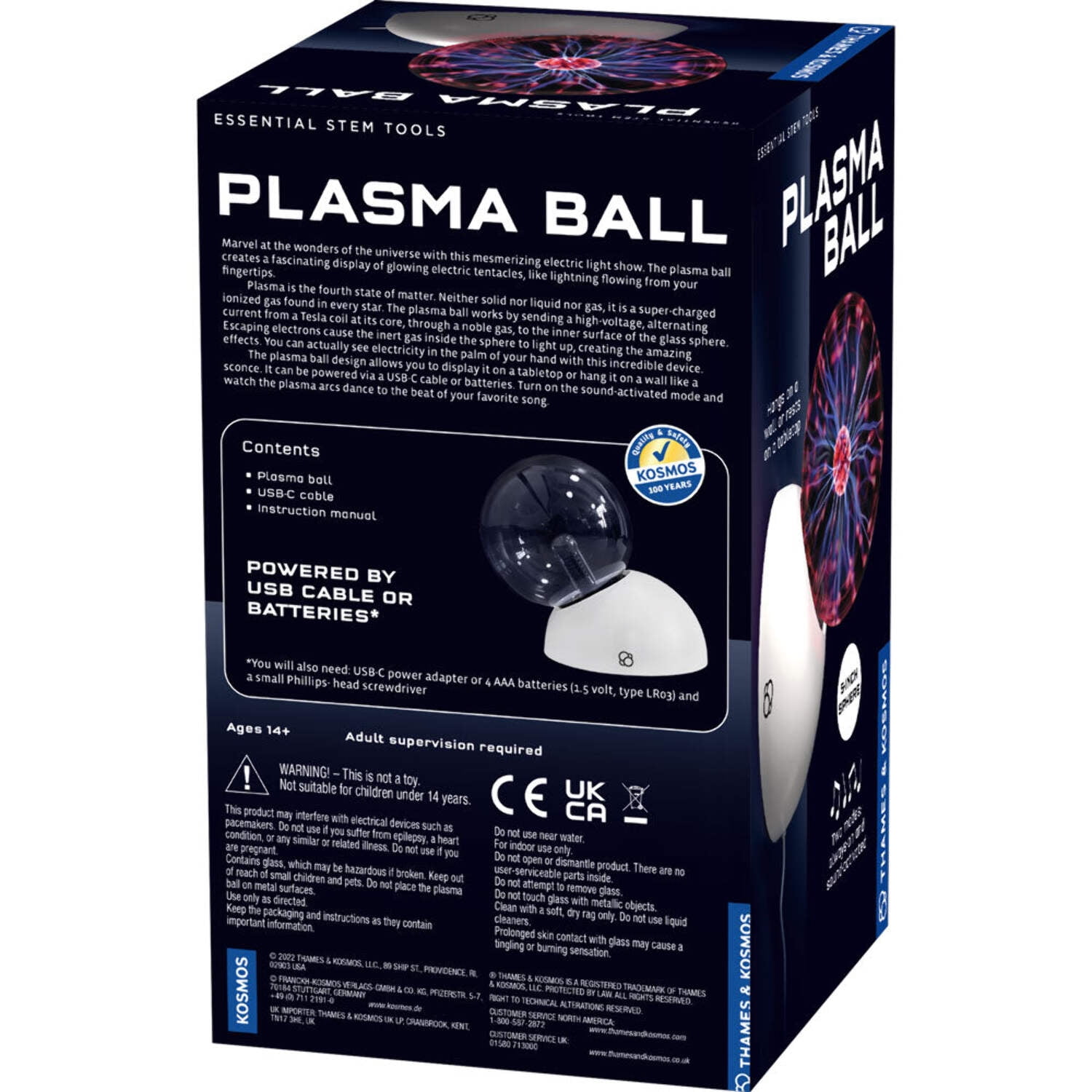 Thames & Kosmos Plasma Ball Interactive Science Light (6 in) hja80