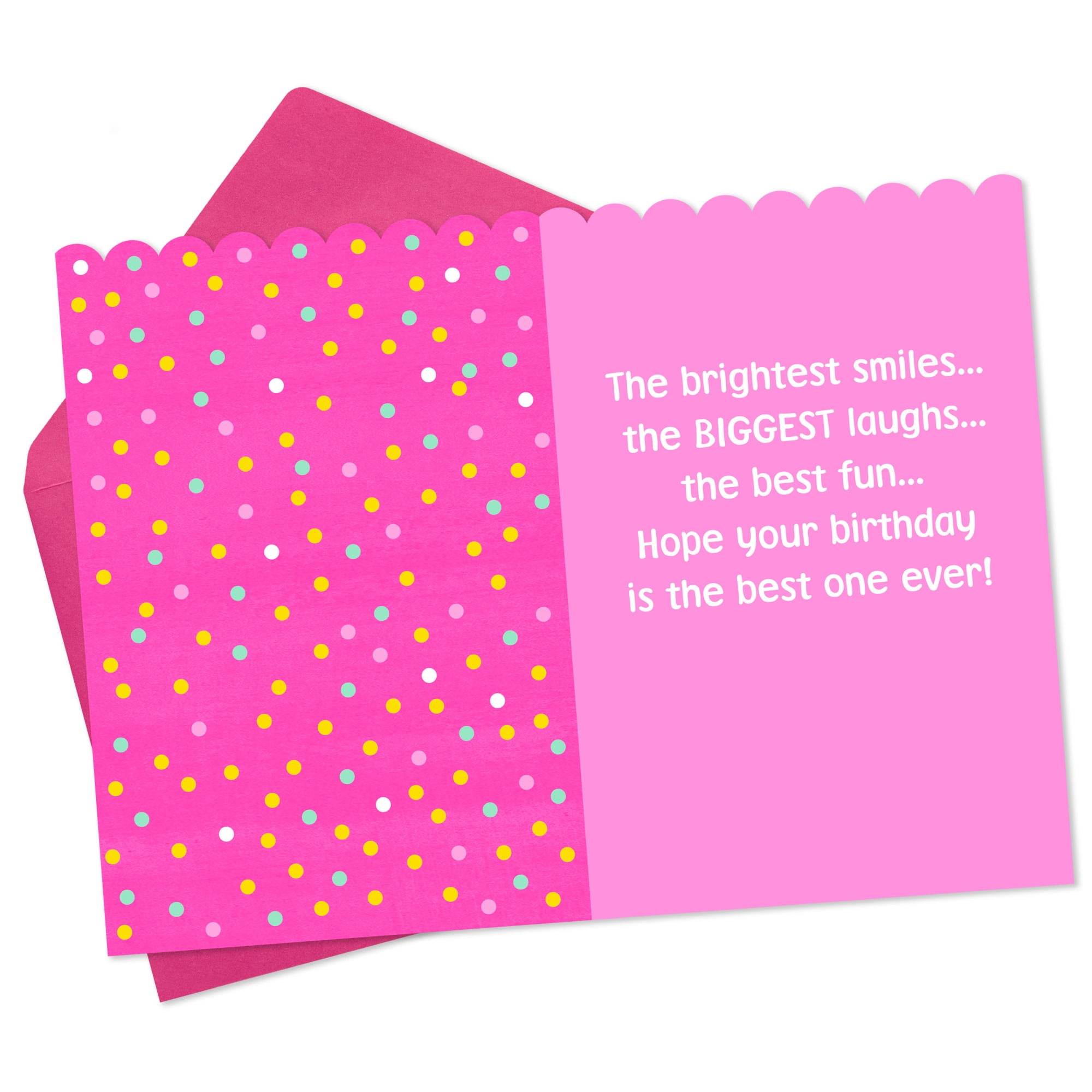 Hallmark Birthday Greeting Card, Cupcake Illustration Design (5.75 in x 8.25 in) niply