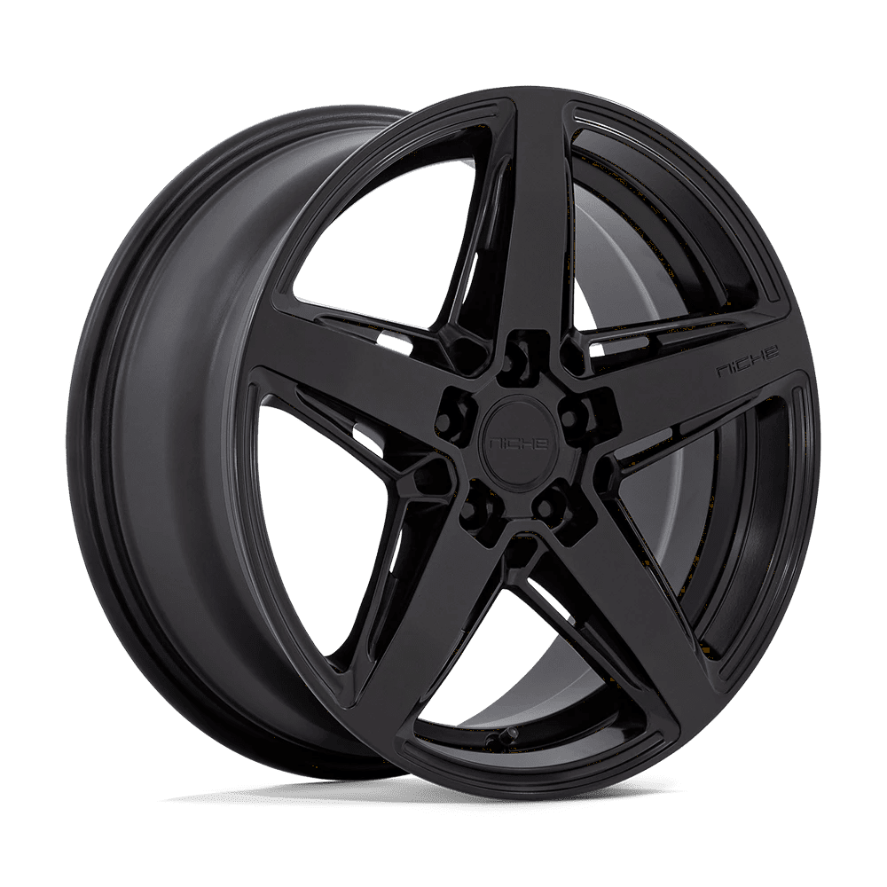 Niche M269 Cast Aluminum Wheel, Durable Matte Black Finish (18x8 in, 5x4.5 in Bolt Pattern) lh2yx