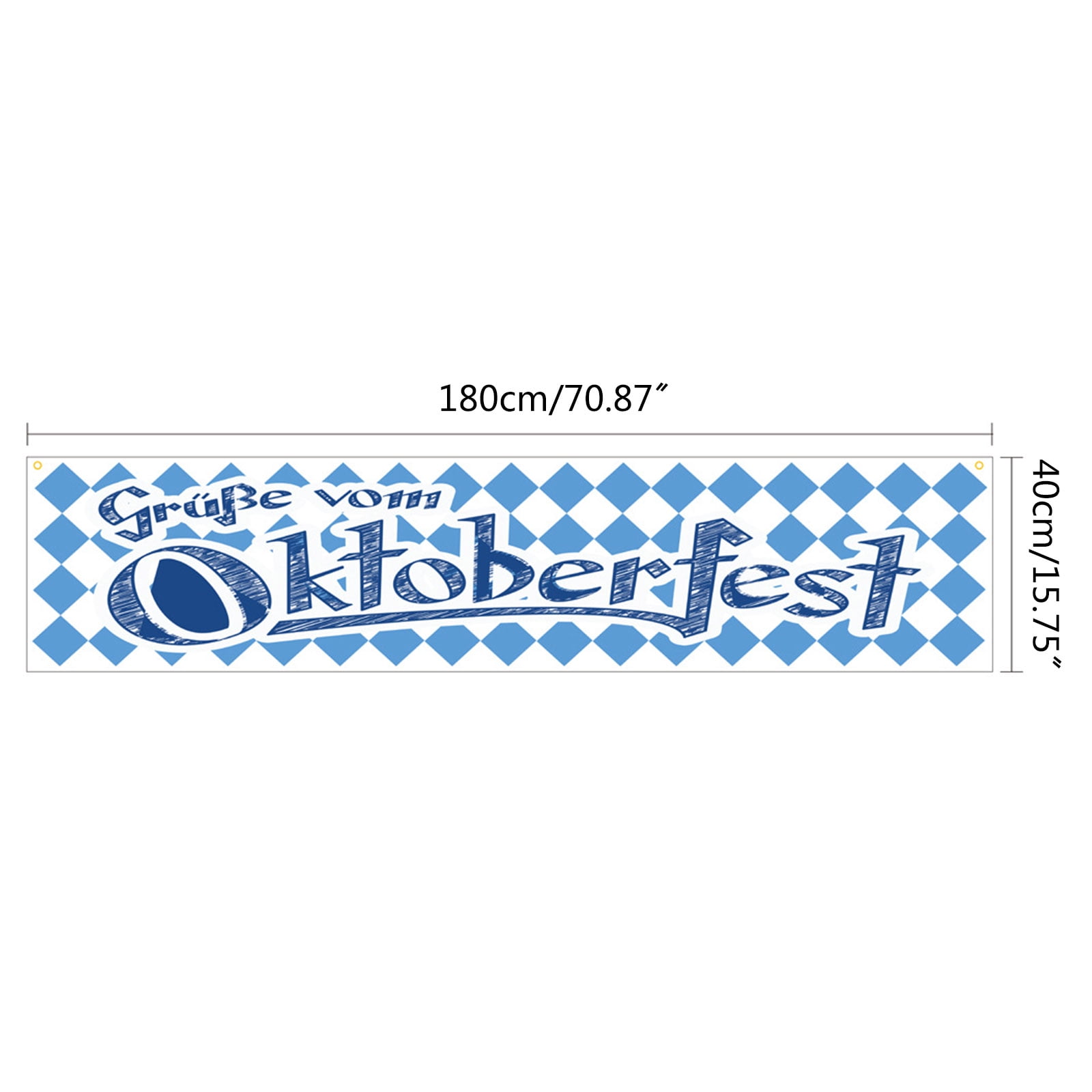 CIYISON Oktoberfest Party Banner Hanging Flag Backdrop Decoration (Multicolor, 1 Pack) ofnv7