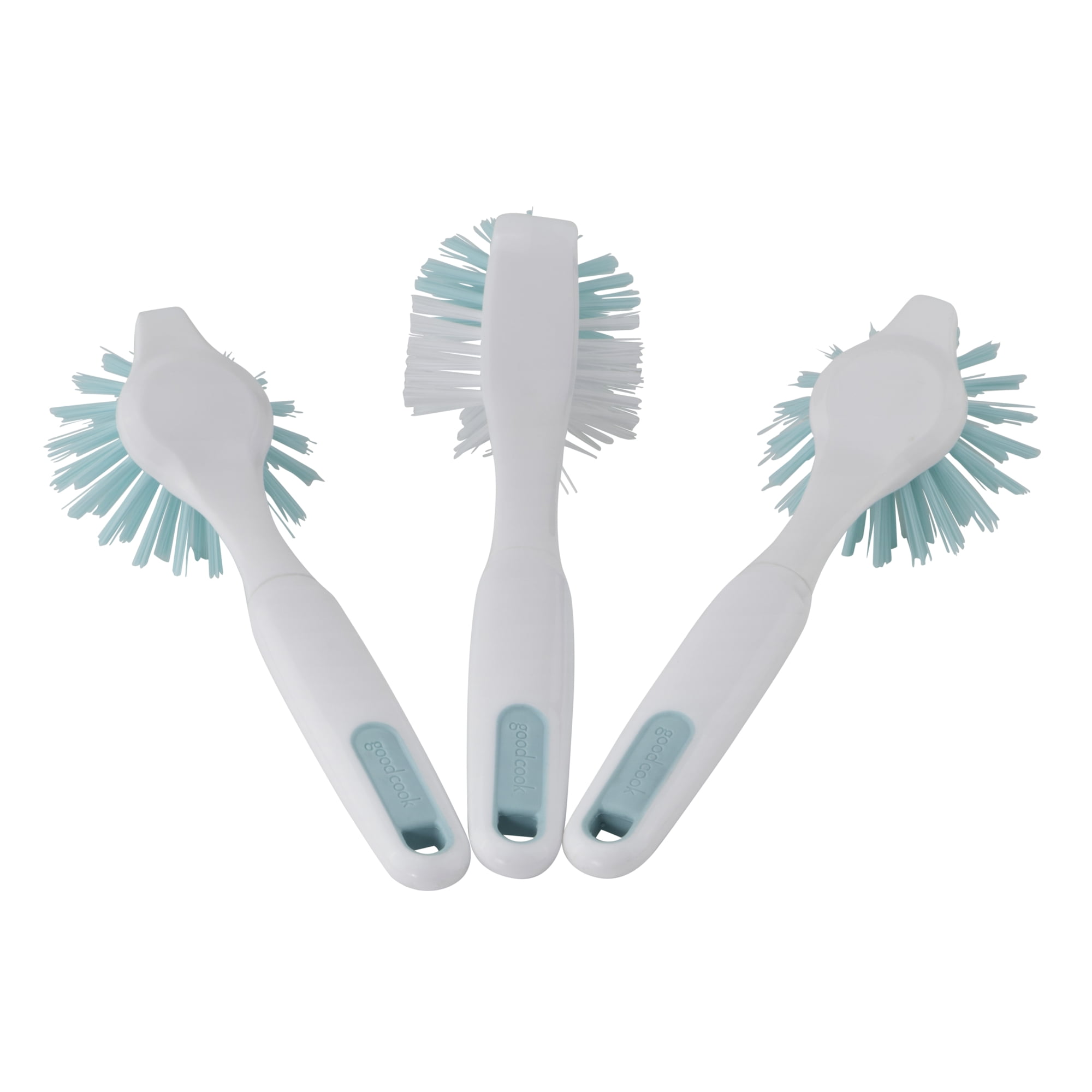 GoodCook PROfreshionals Kitchen Dish Brush Set (White, 3-Piece) ytqwt
