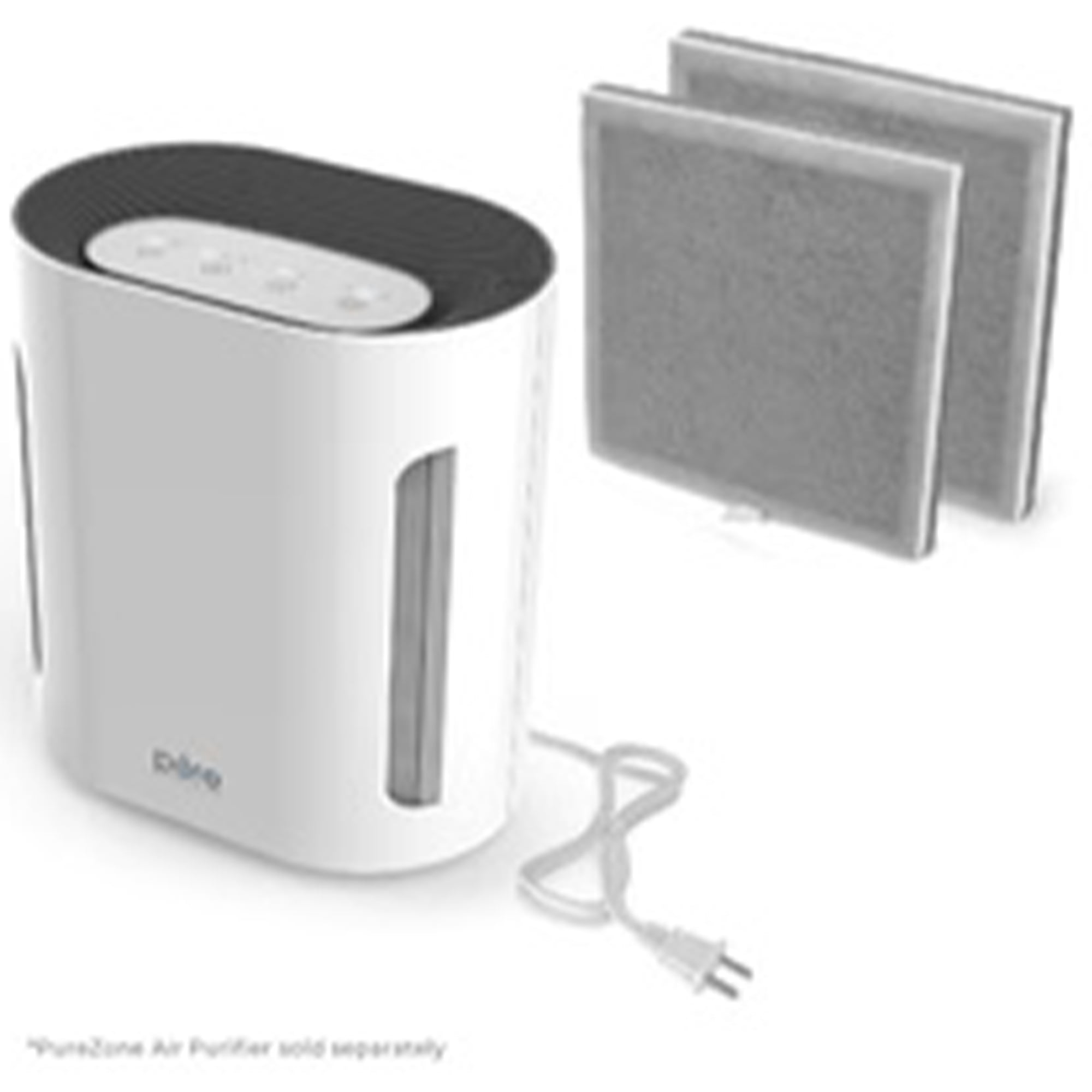 Pure Enrichment HEPA Air Purifier with UV-C Light Sanitizer (White, 200 sq ft) cyudw