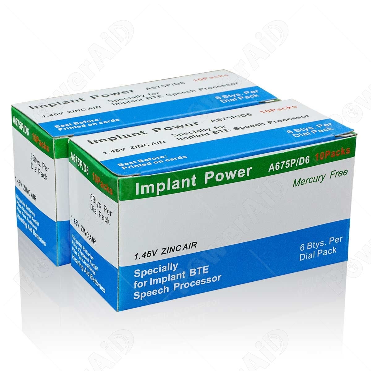 ZeniPower Cochlear Implant Zinc Air Batteries (Size 675, 600 Pack) j0tf0 - Image 2