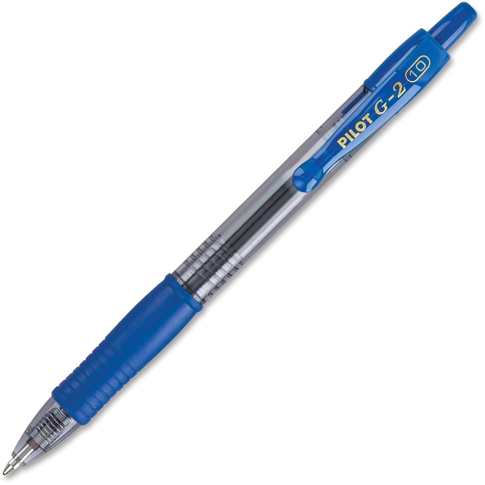 Pilot G2 Premium Gel Roller Pens, Smooth Writing Quick-Drying Ink (Blue, 12 Pack) cubea