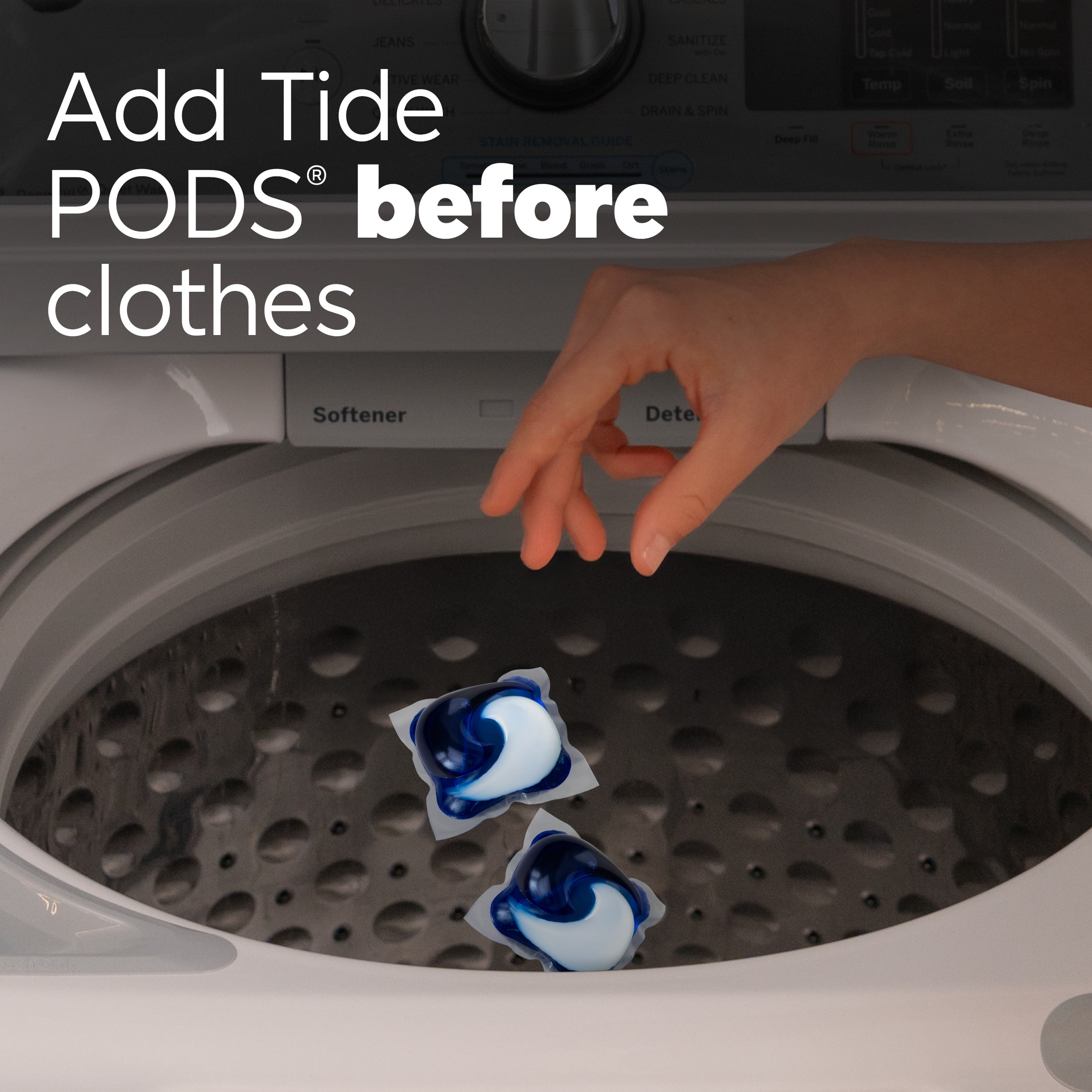 Tide PODS Laundry Detergent Pacs, Spring Meadow Scent, Deep Cleaning (16 Count) 3pttr