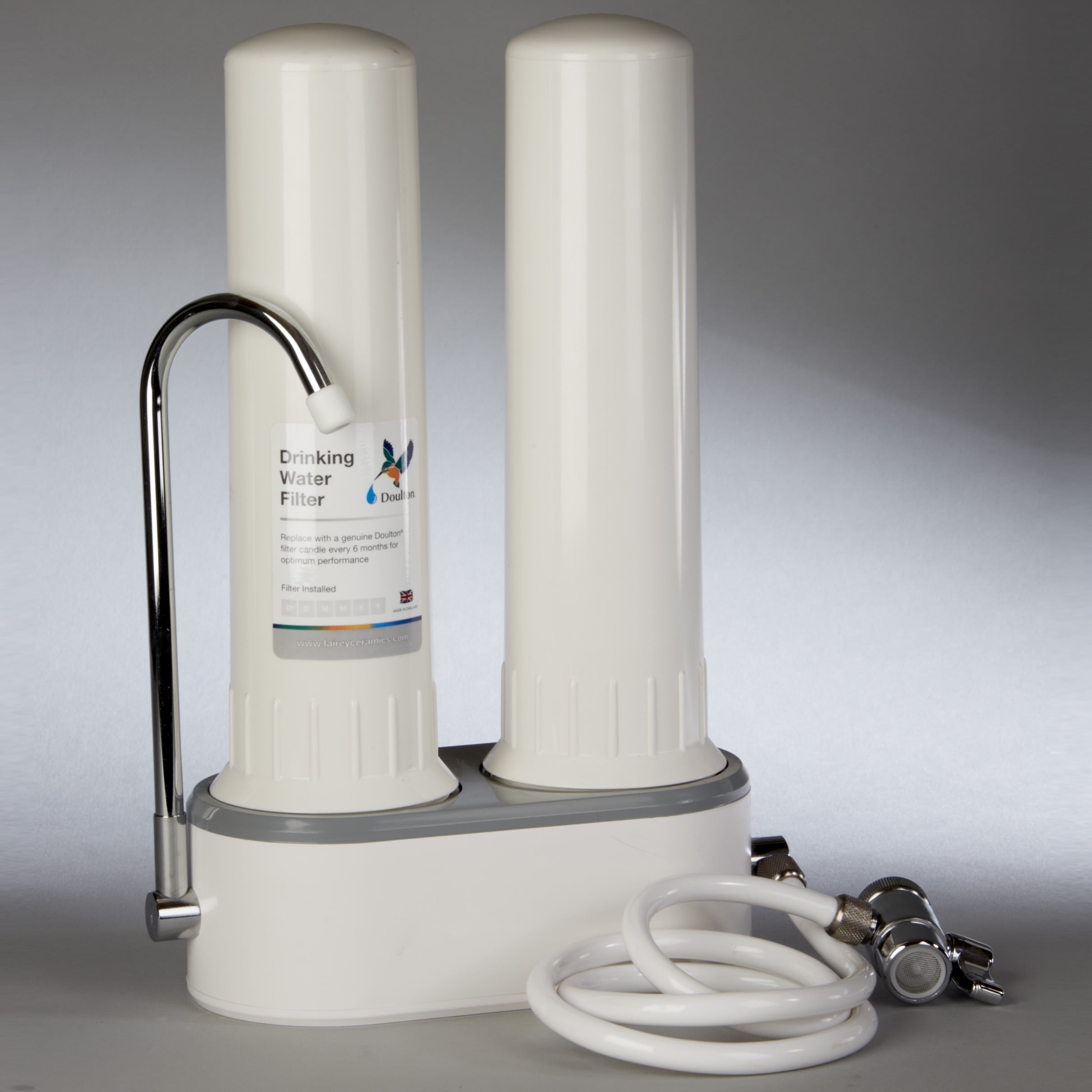 Doulton W9380003 Two Stage Countertop Water Filtration System (White, 1 Unit) jtmo2