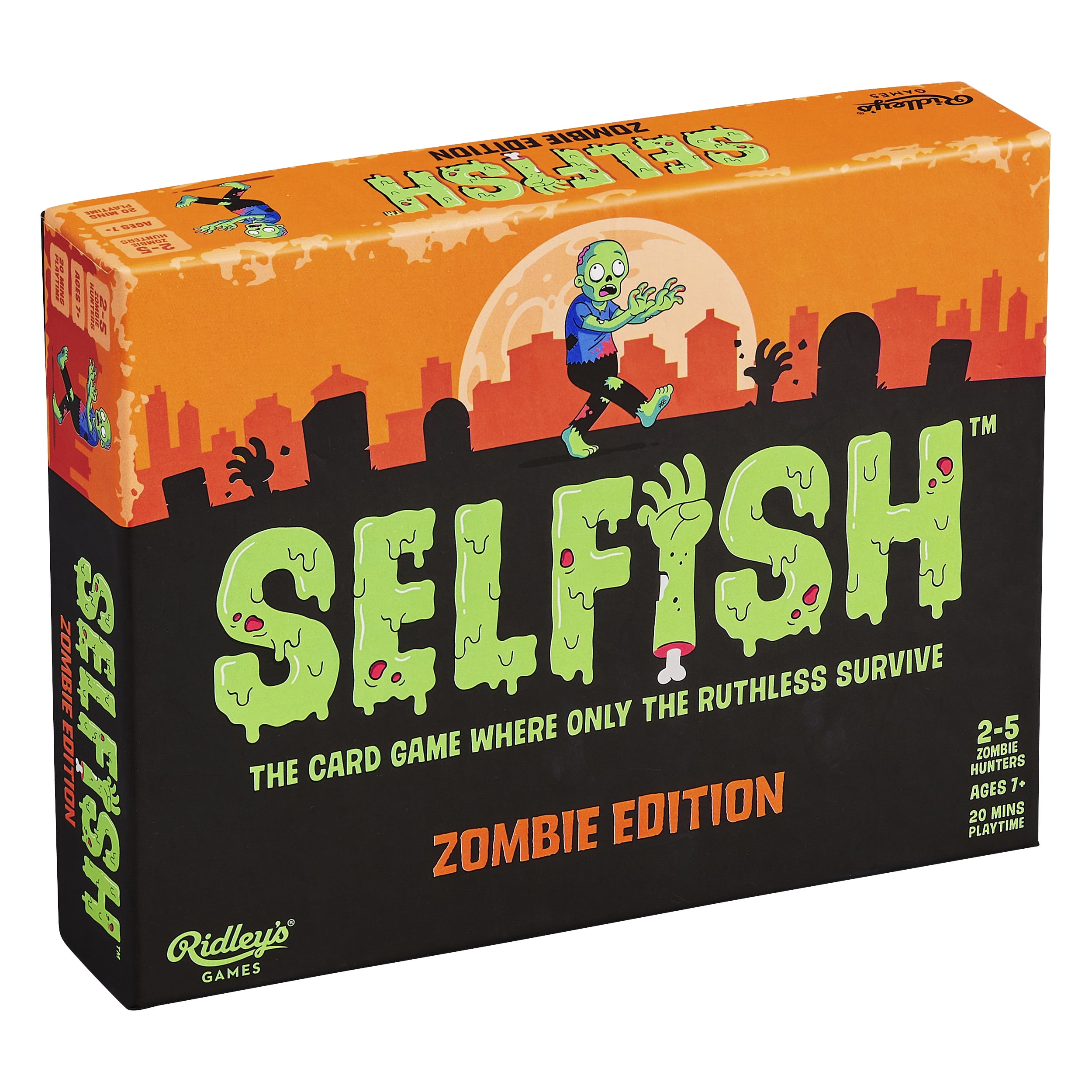 Ridley's Selfish Zombie Edition Card Game (Survival Strategy Board Game) kzm2j