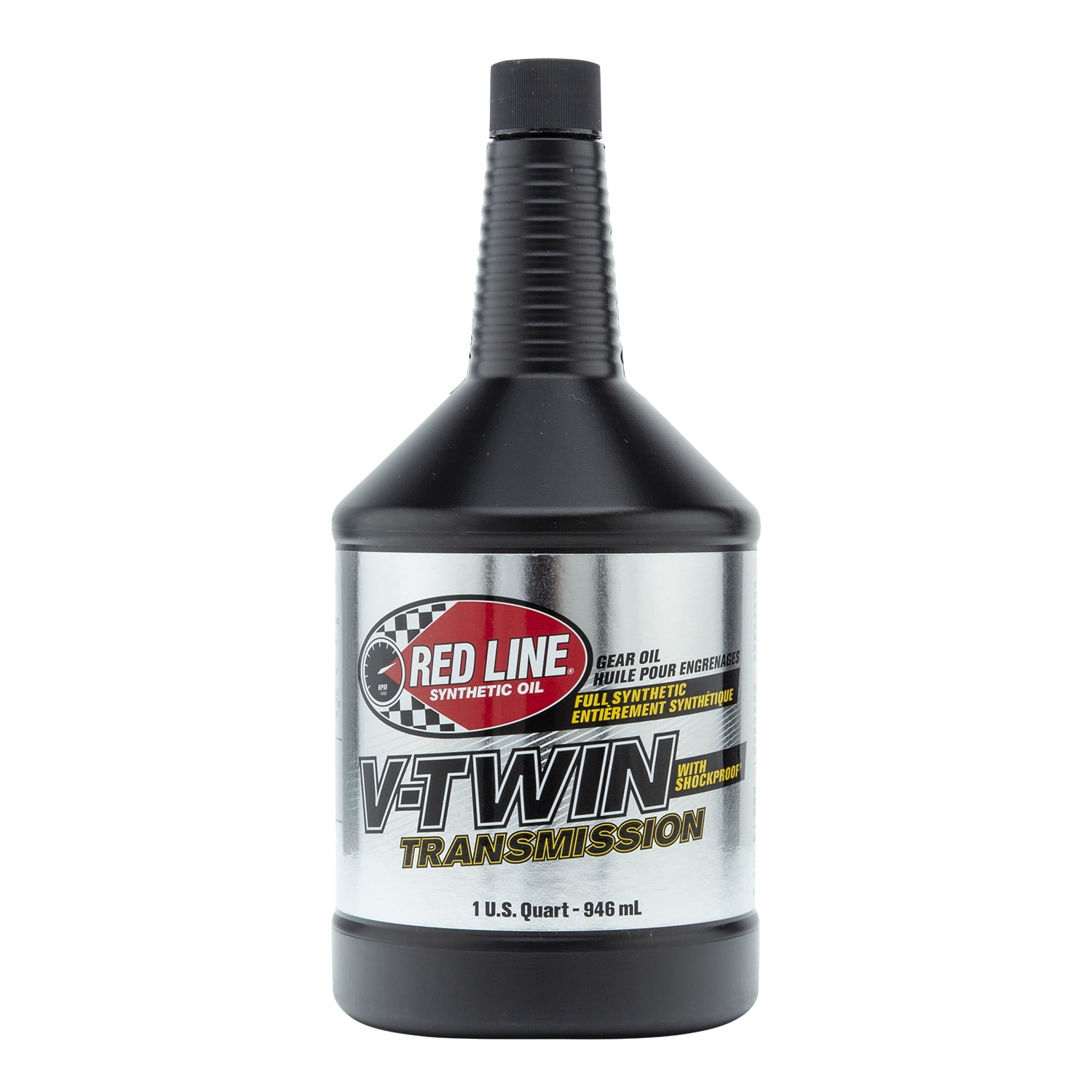 Red Line 42804 Full Synthetic V-Twin Transmission Gear Oil with Shockproof Technology (Red, 32 fl oz) nyt1g