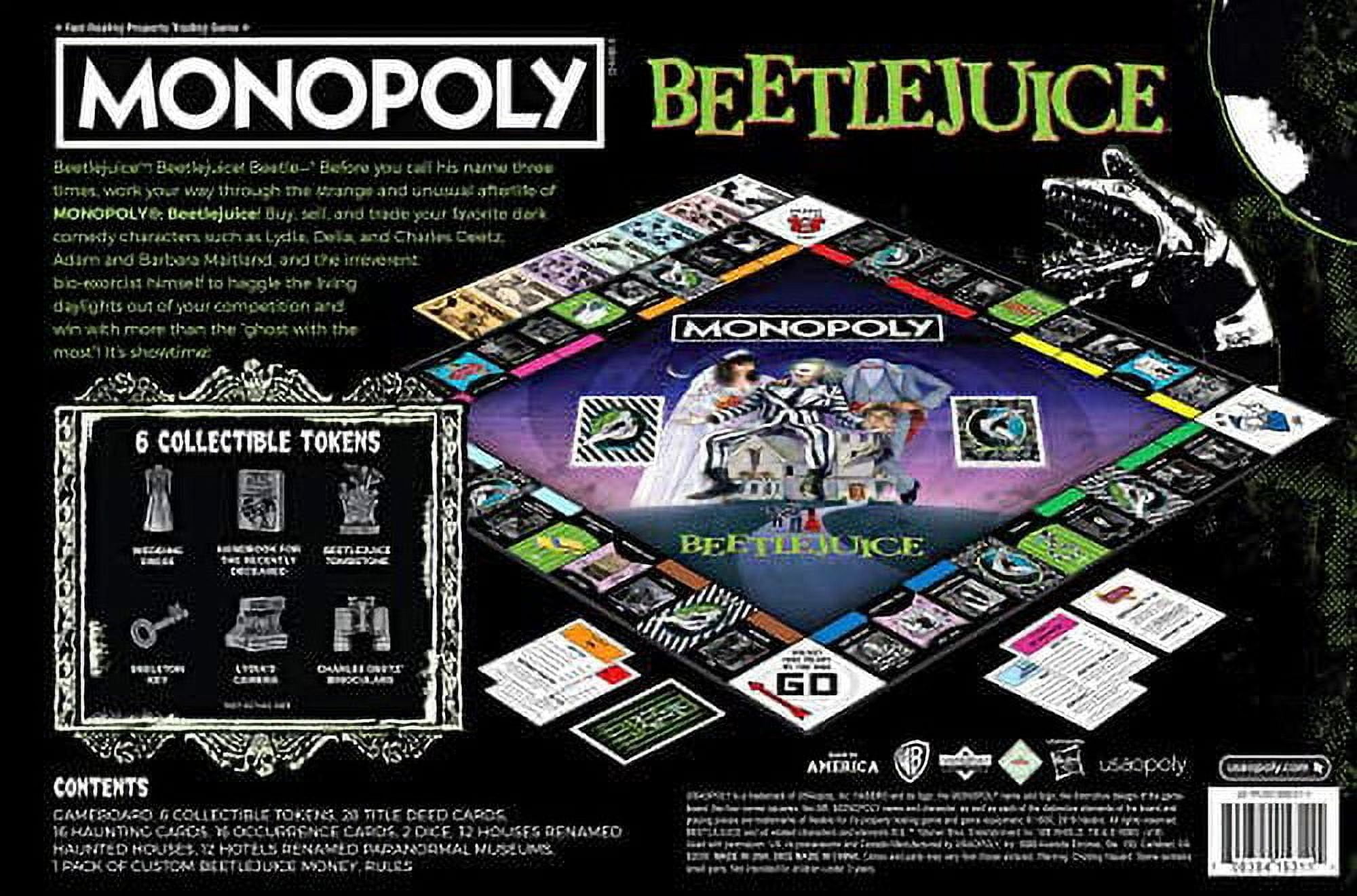 Undiscovered Realm Monopoly Beetlejuice Collector's Edition Board Game (2-6 Players) n6r4z