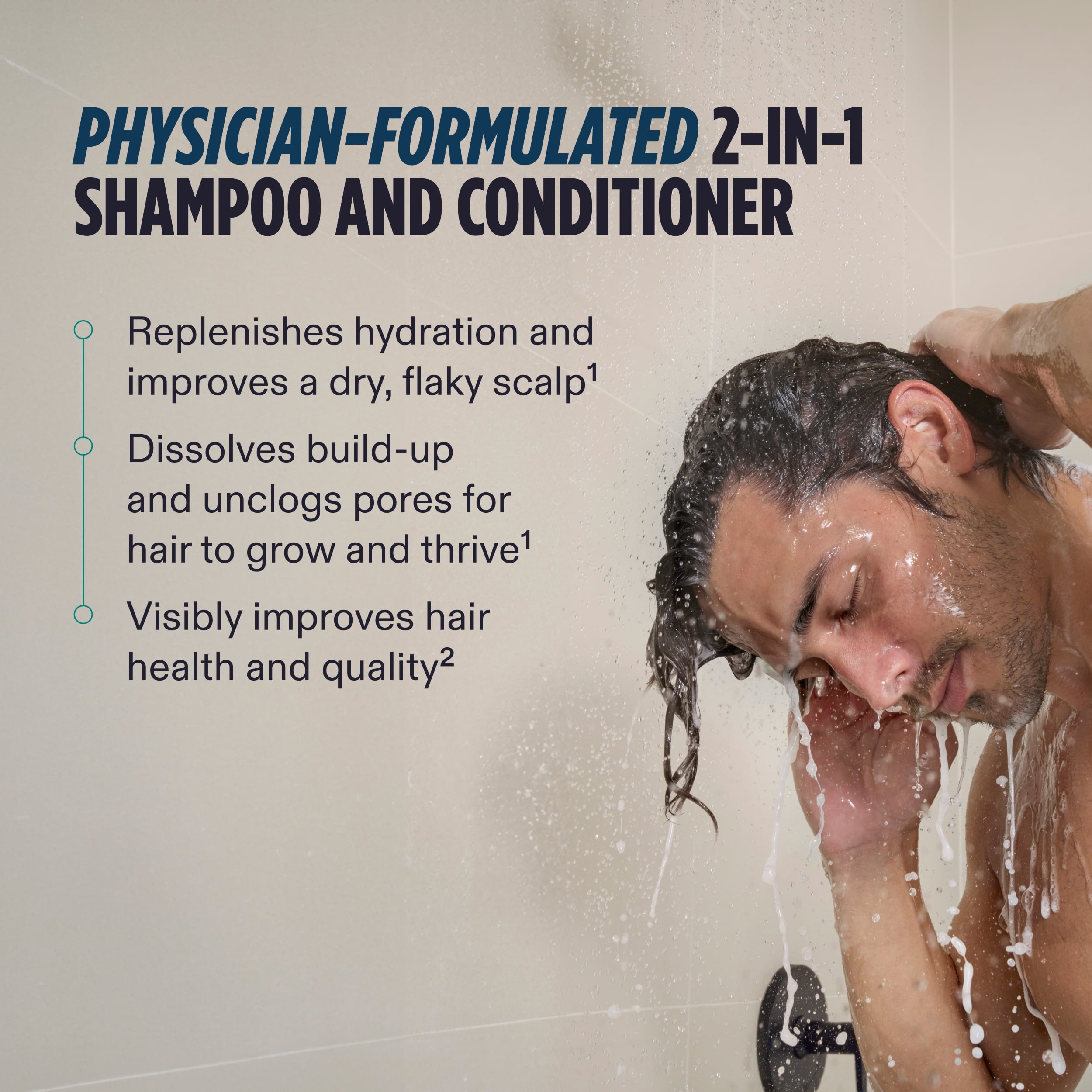 Nutrafol Men’s 2-in-1 Shampoo and Conditioner, Scalp Care for Thinning Hair, Volumizing and Strengthening (8.1 fl oz) 23yhc