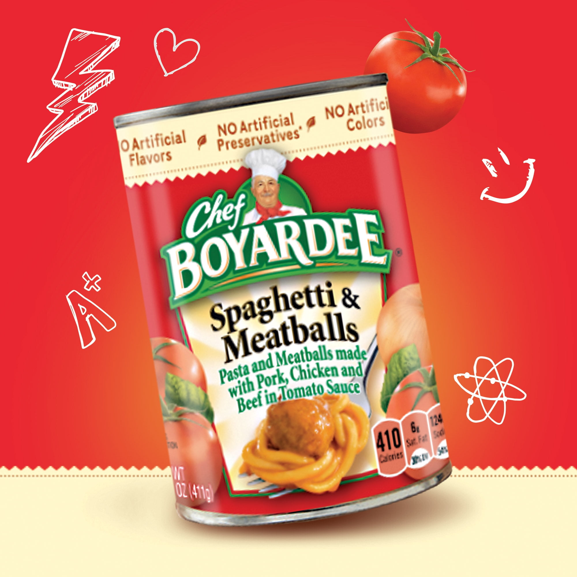 Chef Boyardee Spaghetti and Meatballs in Tomato Sauce (14.5 oz) 44vwe