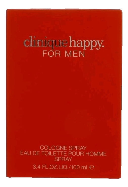 Clinique Happy Eau De Toilette Spray for Men, Invigorating Citrus and Woody Fragrance (3.4 oz) ytye4