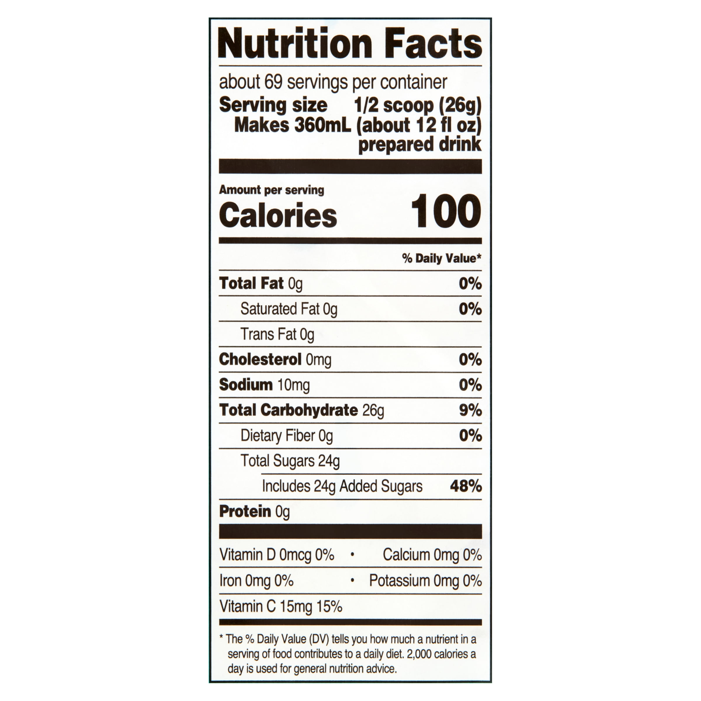 Great Value Lemonade Drink Mix Powder (26 Quart) bty47