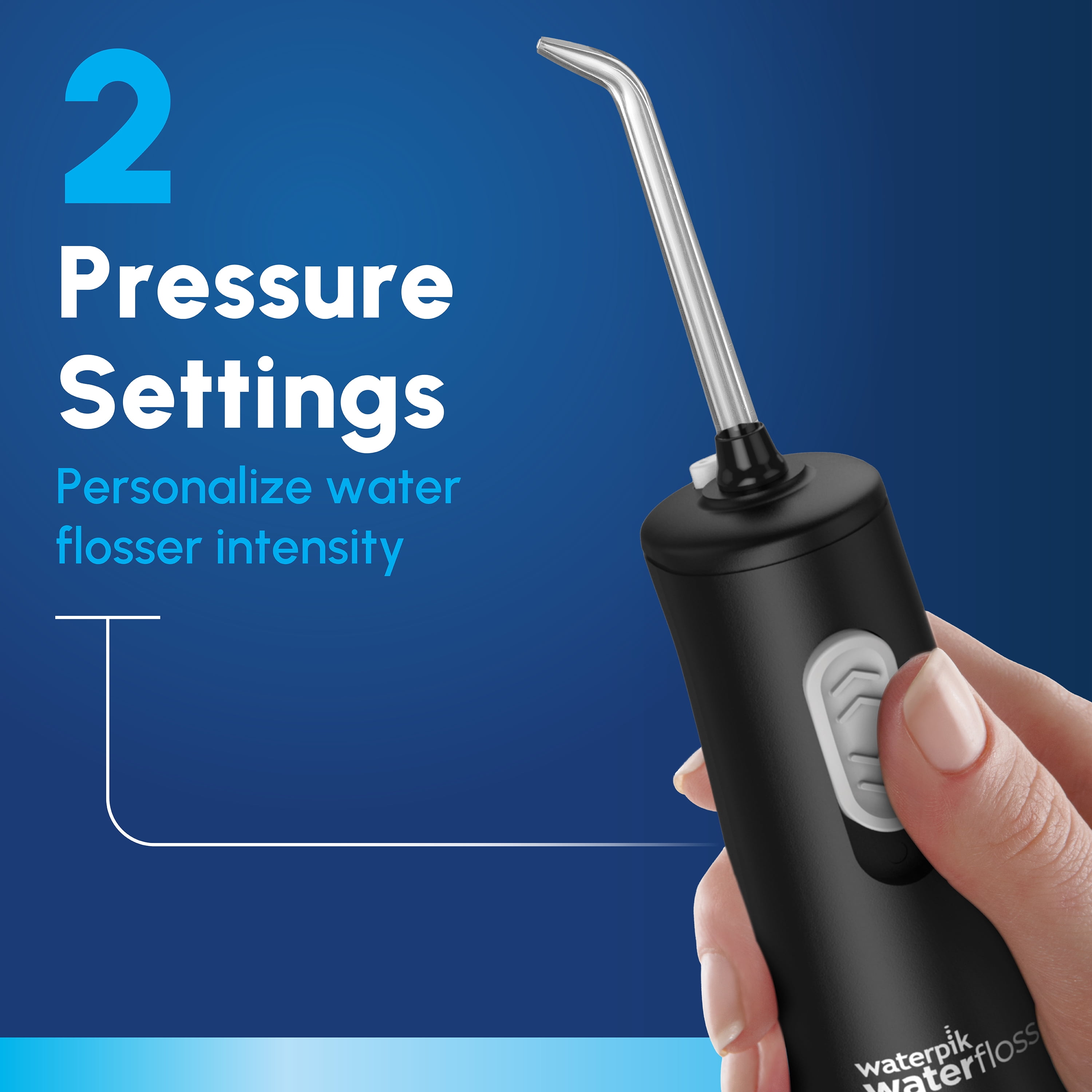 Waterpik Cordless Express Portable Water Flosser, Battery Operated Oral Irrigator (Black, 5 oz Reservoir) 013fi