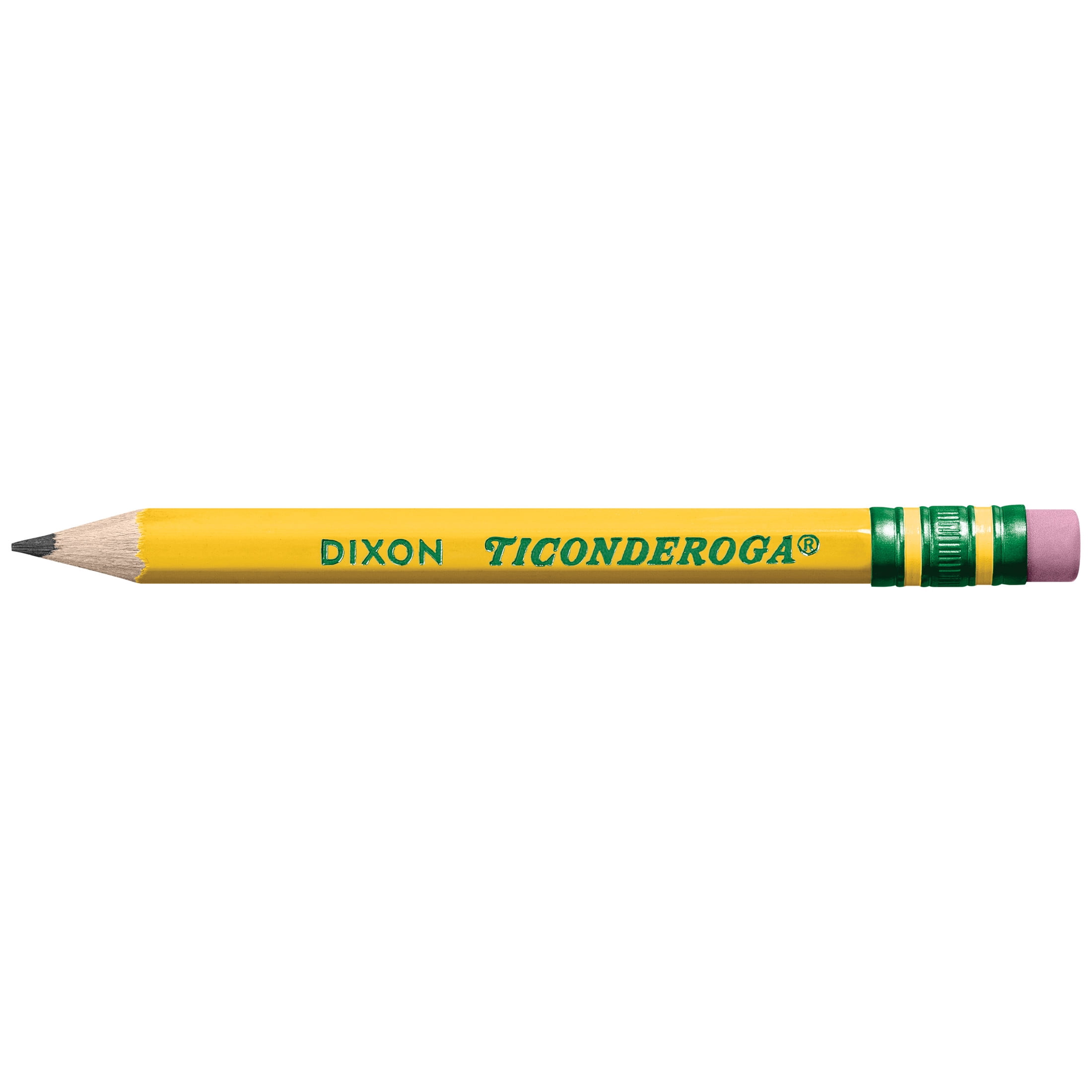 Ticonderoga Golf Pencils, Pre-sharpened #2 HB Graphite, Smooth Writing with Erasers (Yellow, 72 Count) gu4sb