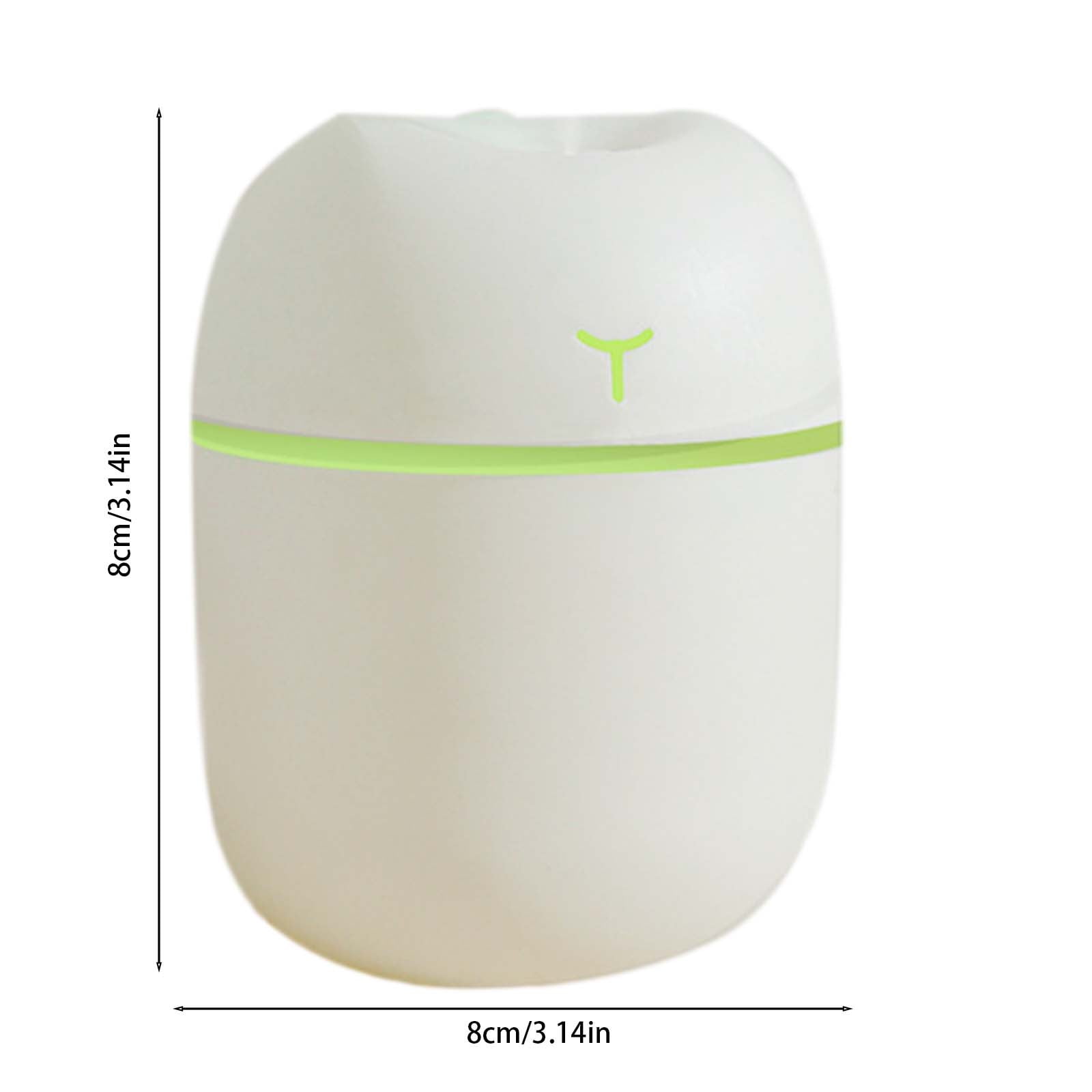 RAPOBRIX Portable Mini Cool Mist Humidifier, Quiet Desktop Air Moisturizer for Bedroom and Office (White, 7.44 fl oz) sd4oe