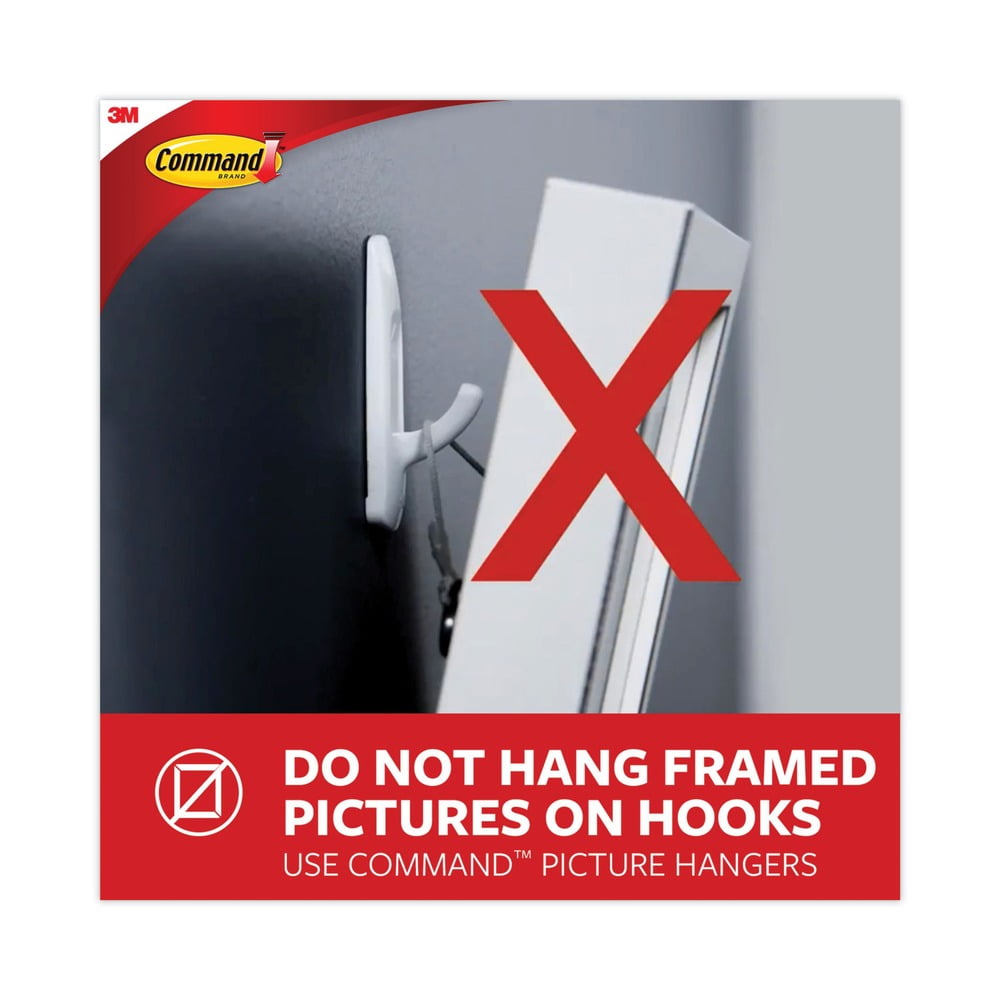 Command Clear Adhesive Hooks and Strips, Damage-Free Hanging for Home and Office (Clear, 50 Hooks and 50 Strips) 5ss4f