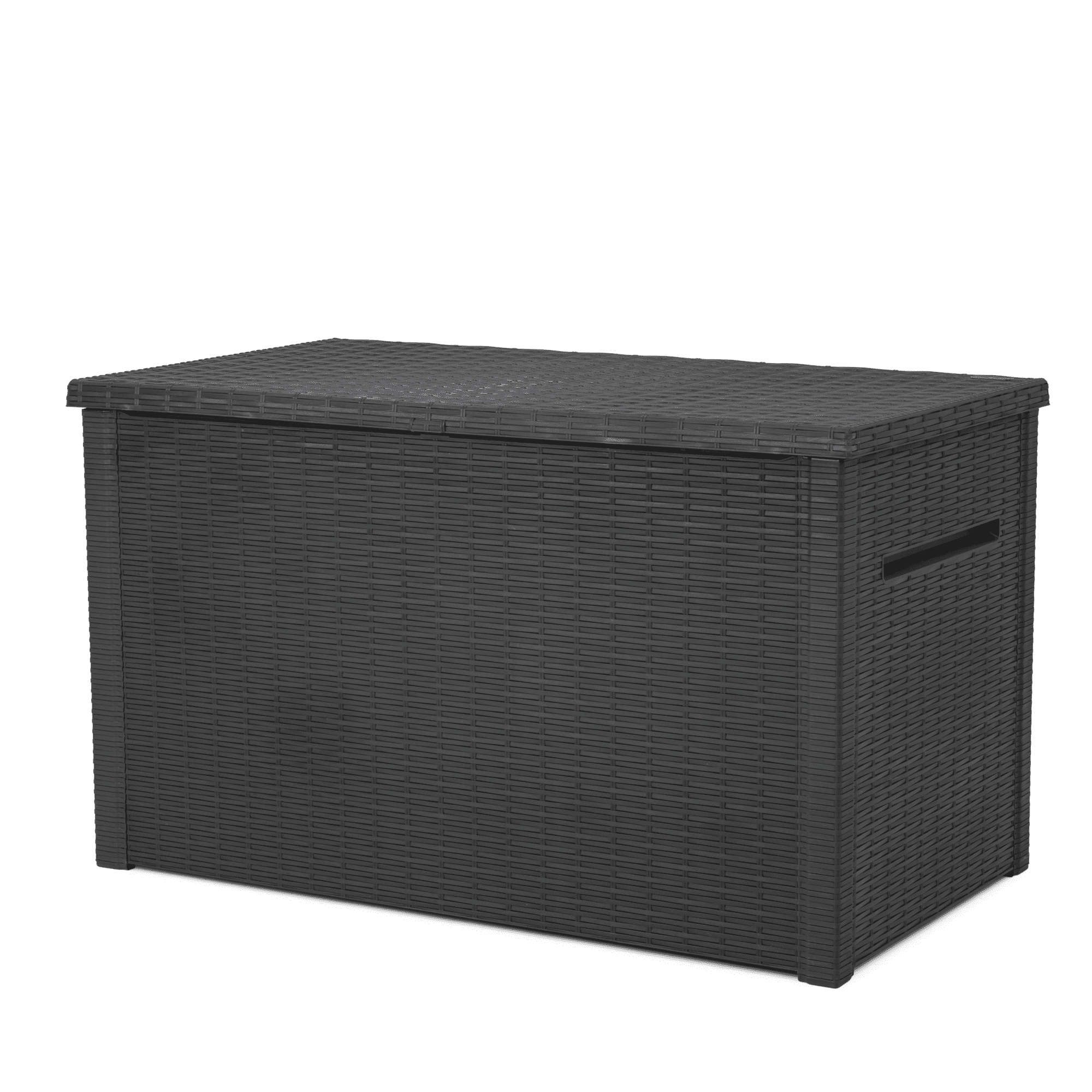 Keter Java 230 Gallon XL Weather-Resistant Resin Outdoor Deck Box (Grey, 57.5 in L x 32.67 in W x 33.85 in H) c32l6