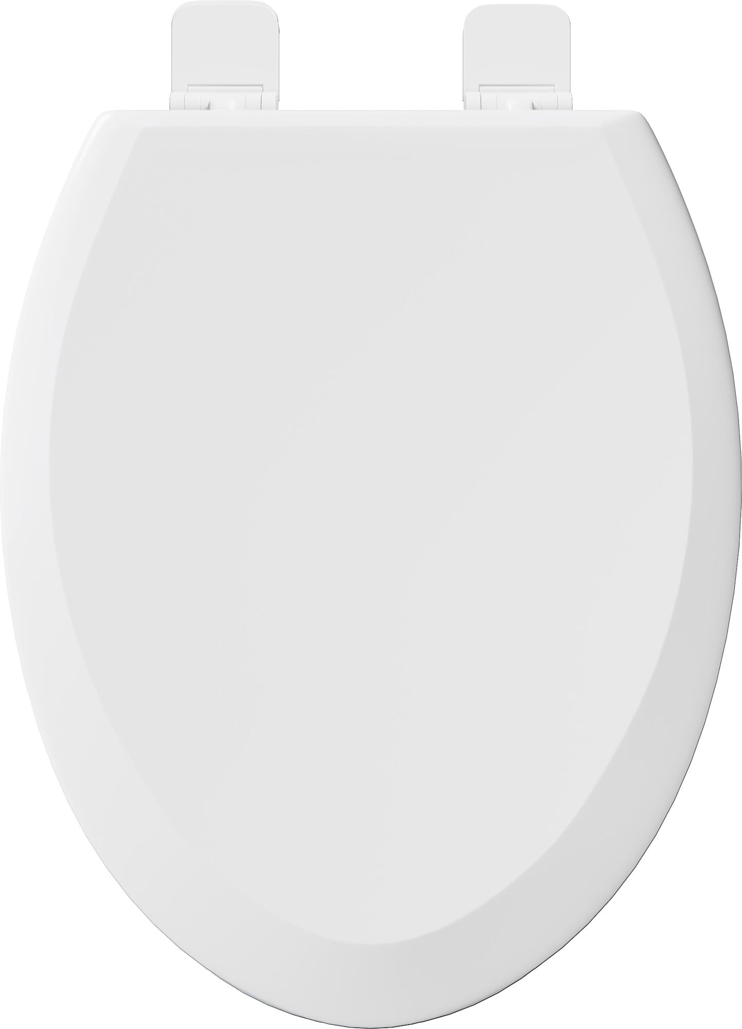 PROFLO Elongated Closed Front Toilet Seat with Cover (Biscuit, 2.25 in Height) hs4hn
