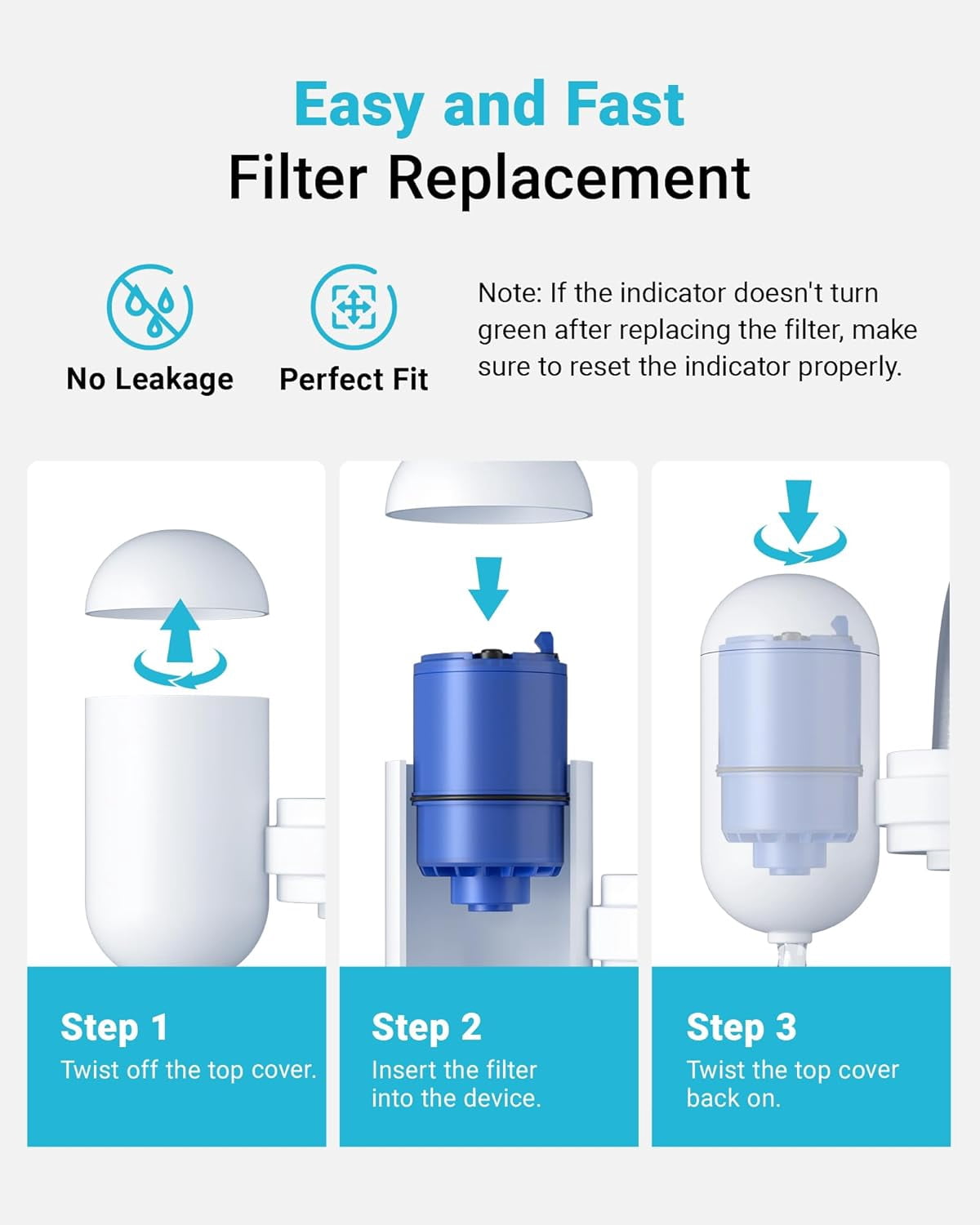 Aqua Crest Faucet Water Filter Replacement for PUR RF-9999 (6 Pack) lsqfg