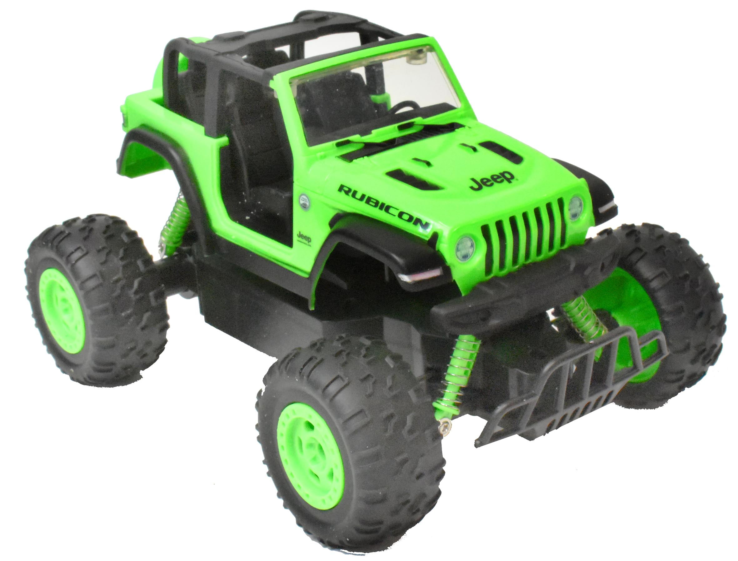 Adventure Force Radio Control Jeep Rubicon Off-Road Vehicle (Green, 1:24 Scale) kbl0m