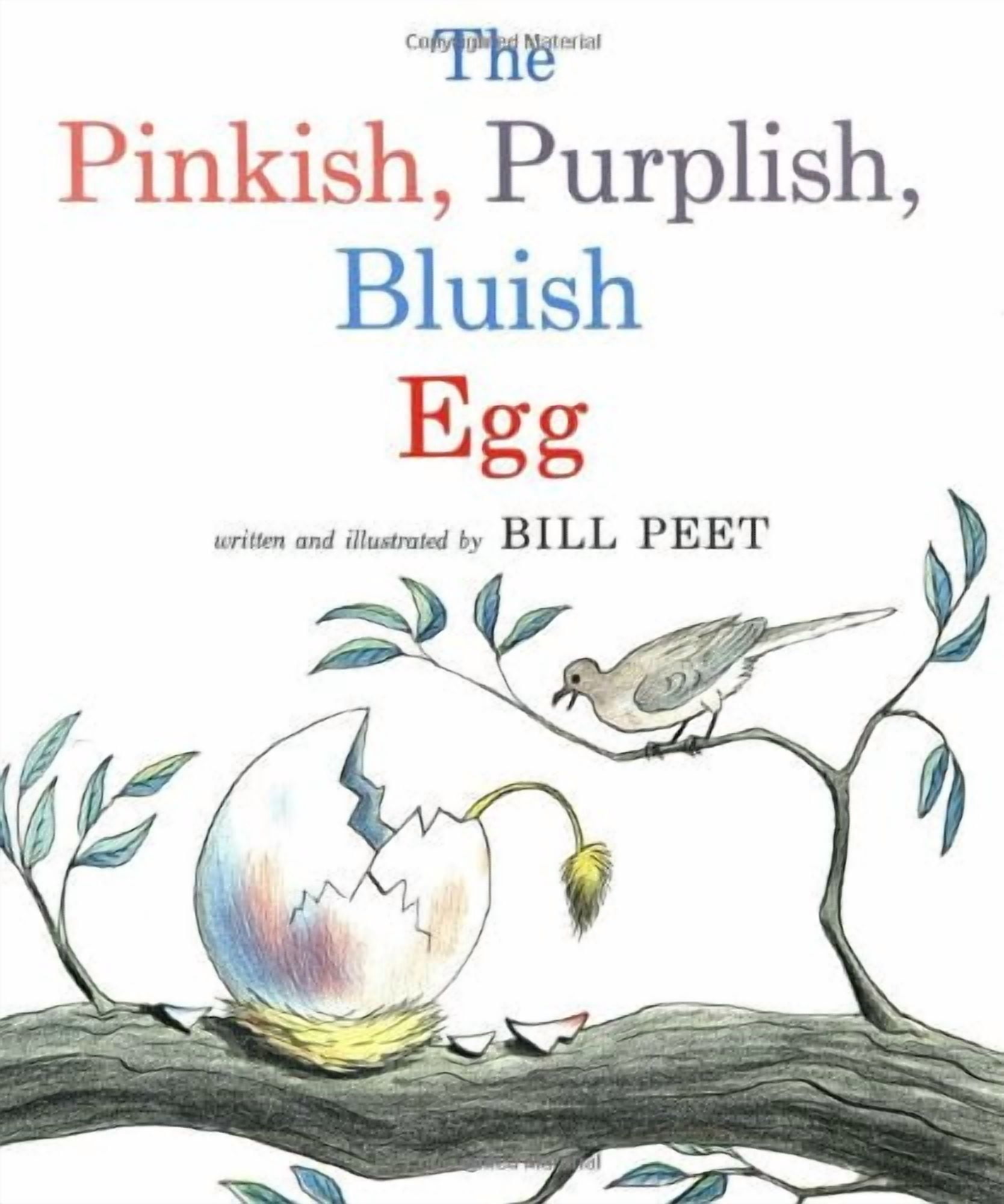 Houghton Mifflin The Pinkish, Purplish, Bluish Egg Children's Picture Book (Hardcover, 1 Unit) zktg4