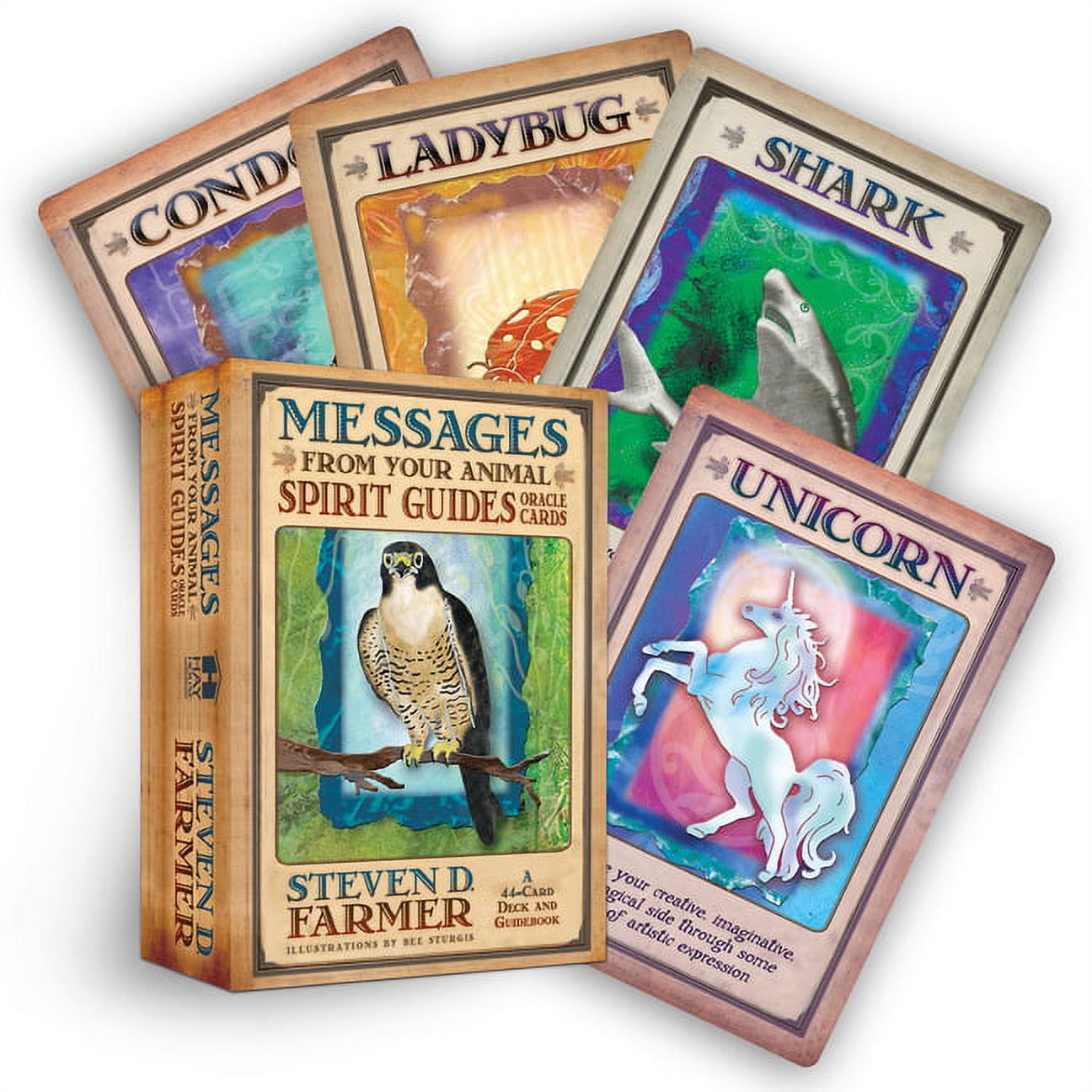 Steven D Farmer Messages from Your Animal Spirit Guides Oracle Cards (44-Card Deck and Guidebook) uj0m0