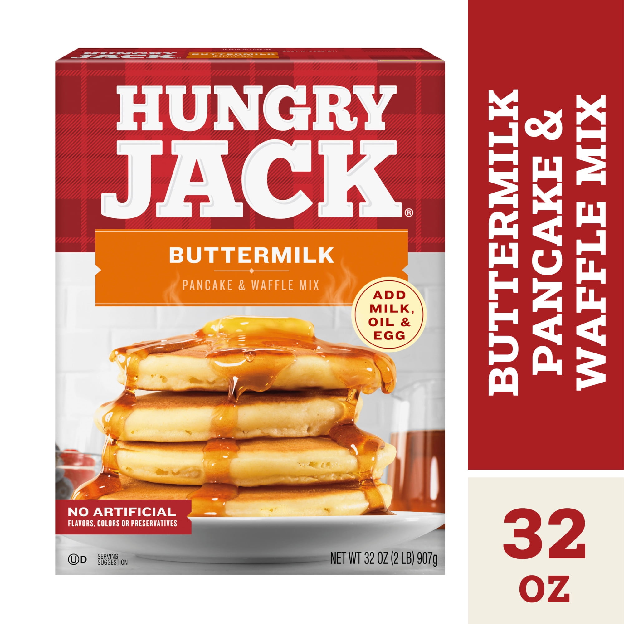 Hungry Jack Buttermilk Pancake and Waffle Mix (32 oz) wiu00