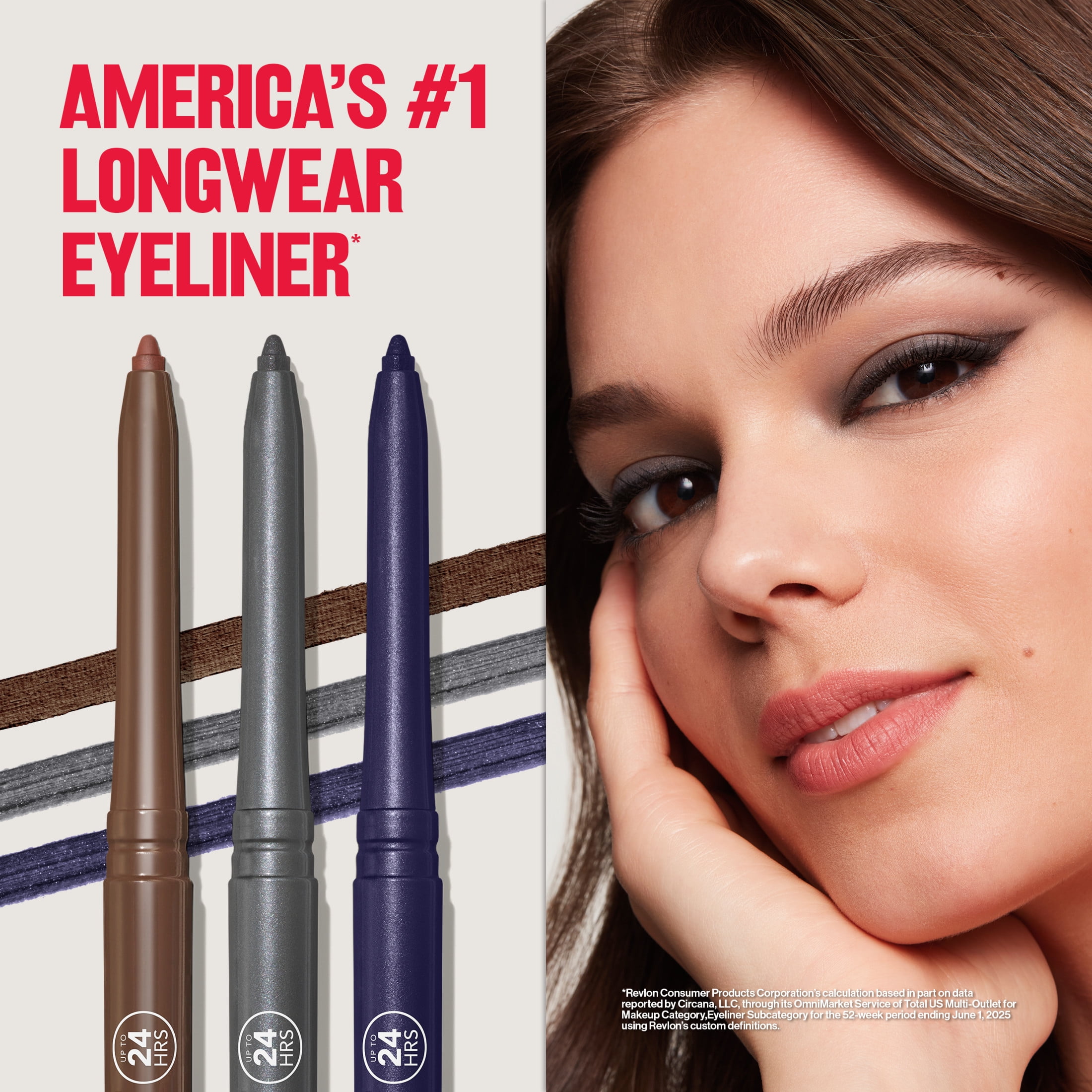 Revlon ColorStay Waterproof Eyeliner Pencil (Black, 2 Pack) ld182