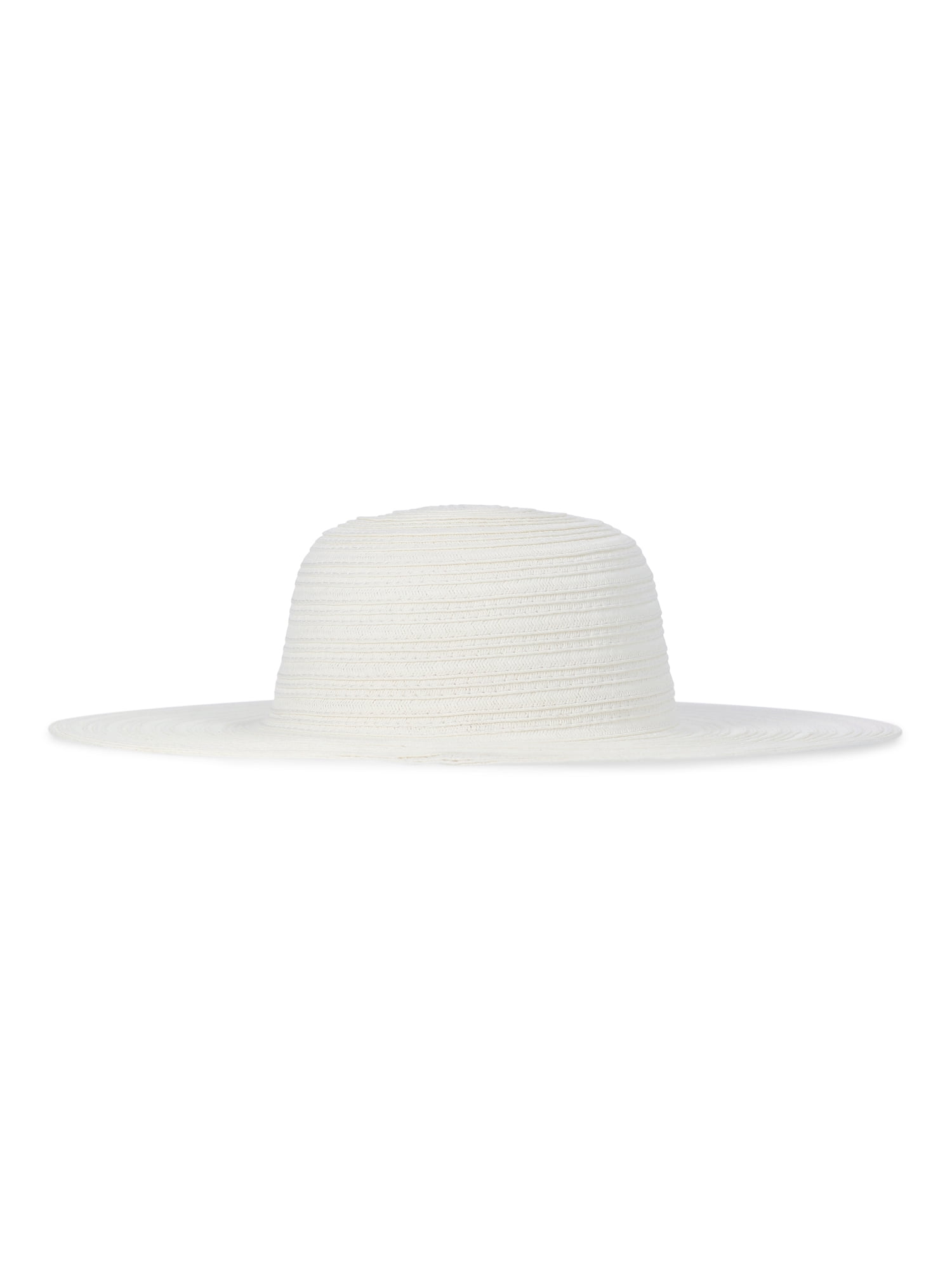 Time and Tru Women's Floppy Sun Hat Wide Brim Summer Beach Accessory (Black, One Size) dm46i