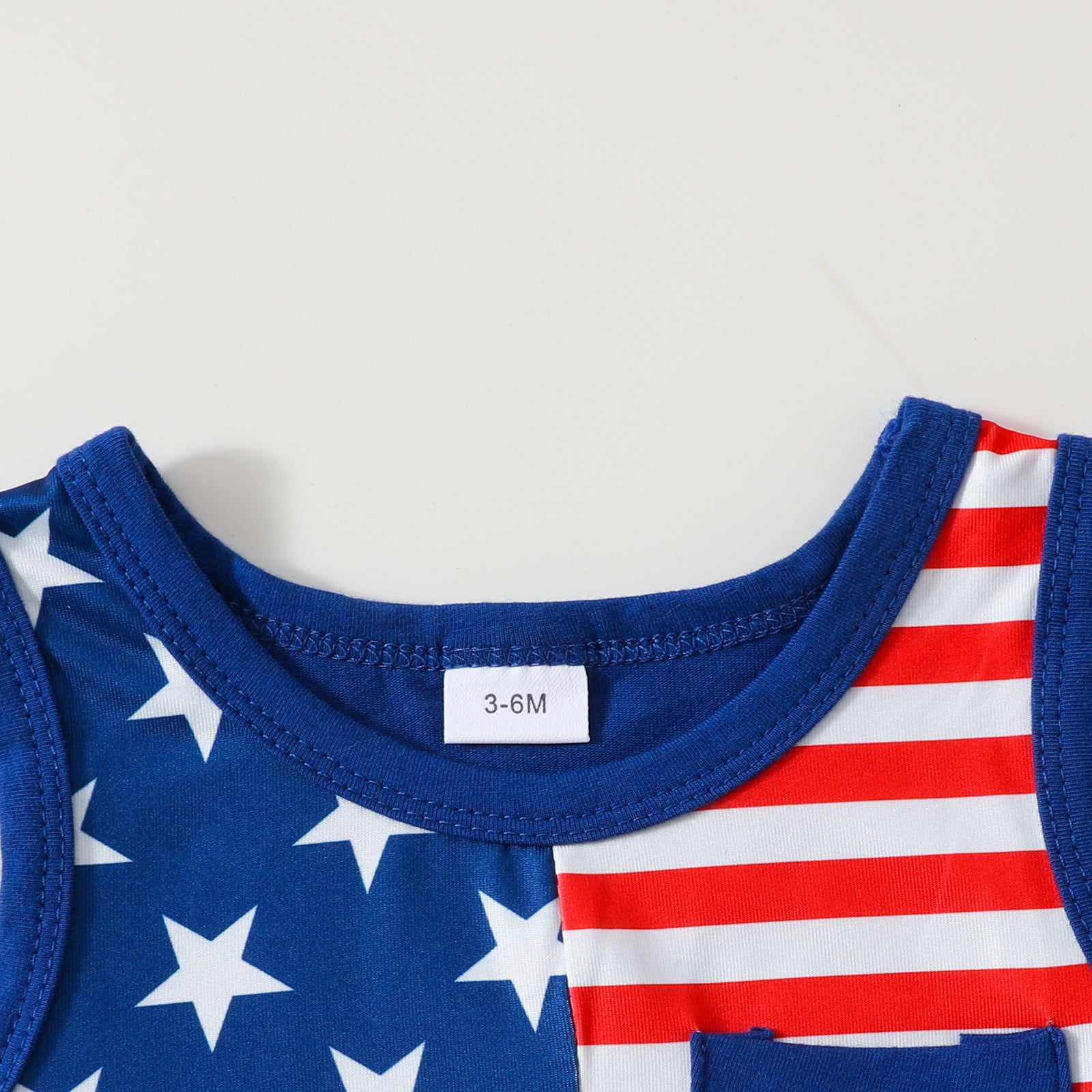 Odeerbi Infant Boys 2 Piece Independence Day Outfit Set (Blue, 2T) wcp3w