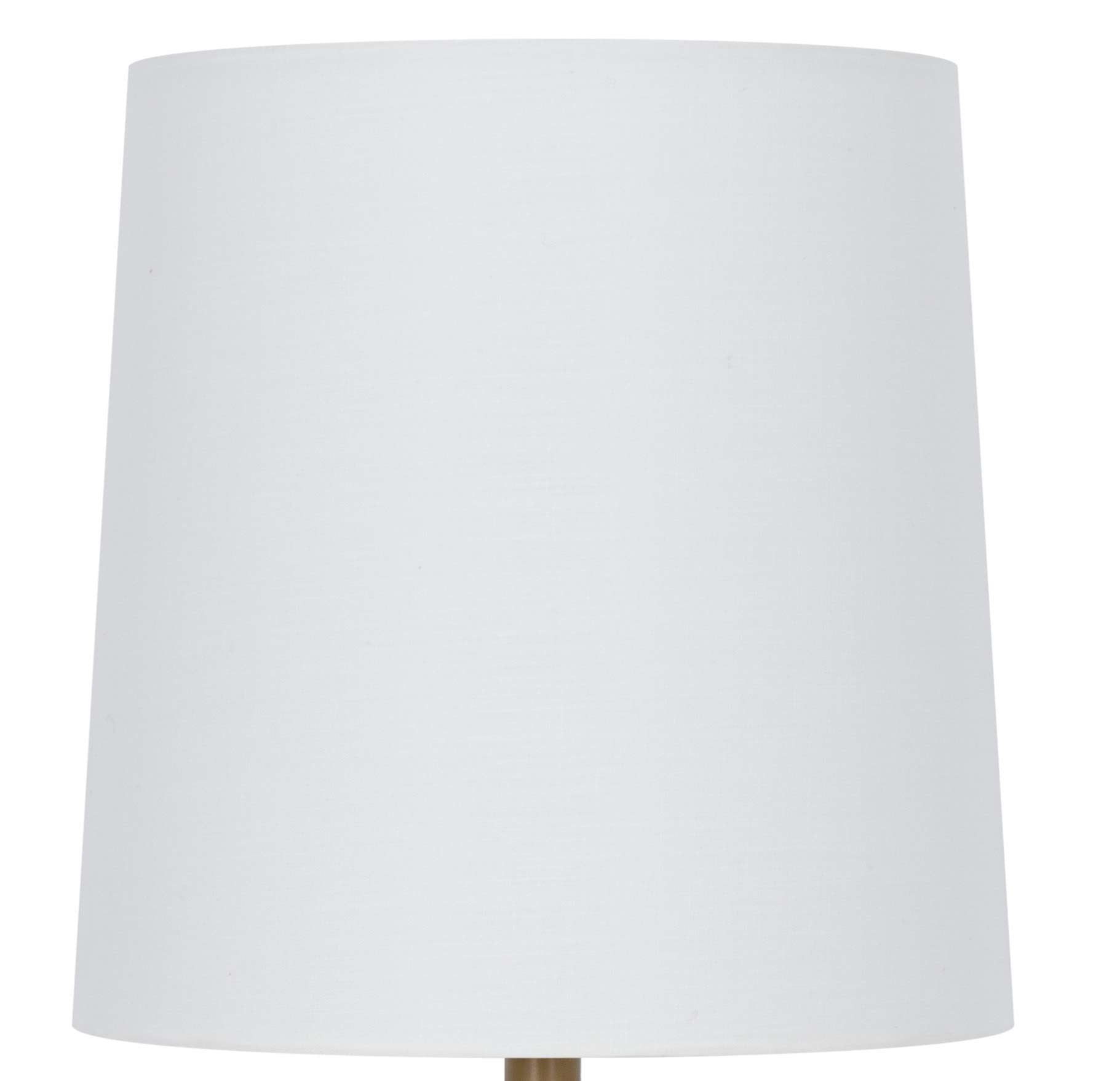Mainstays Rope Mini Table Lamp, Farmhouse Accent Lighting, Brown Base with White Shade (12.75 in Height) g2t4f
