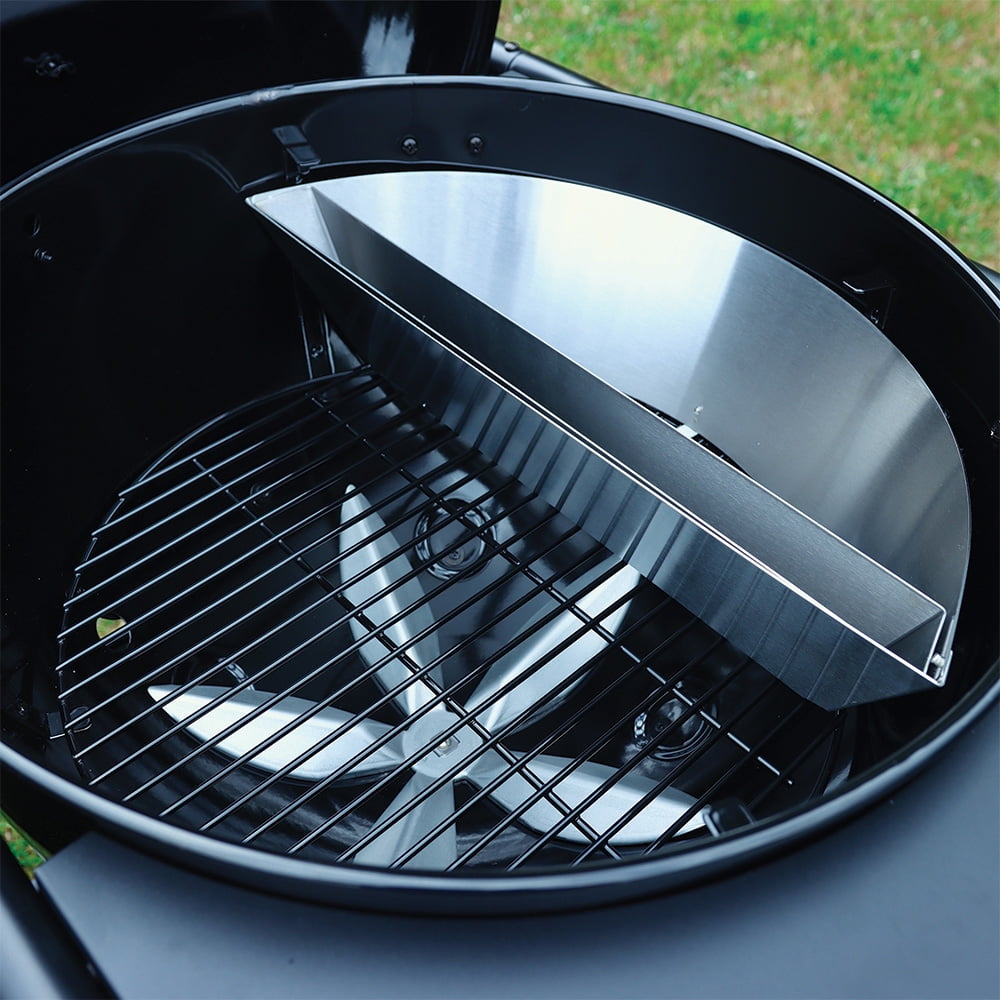 SnS Grills MasterKettle 22 in Charcoal Grill and Smoker (Black, 22 in) cwkw4