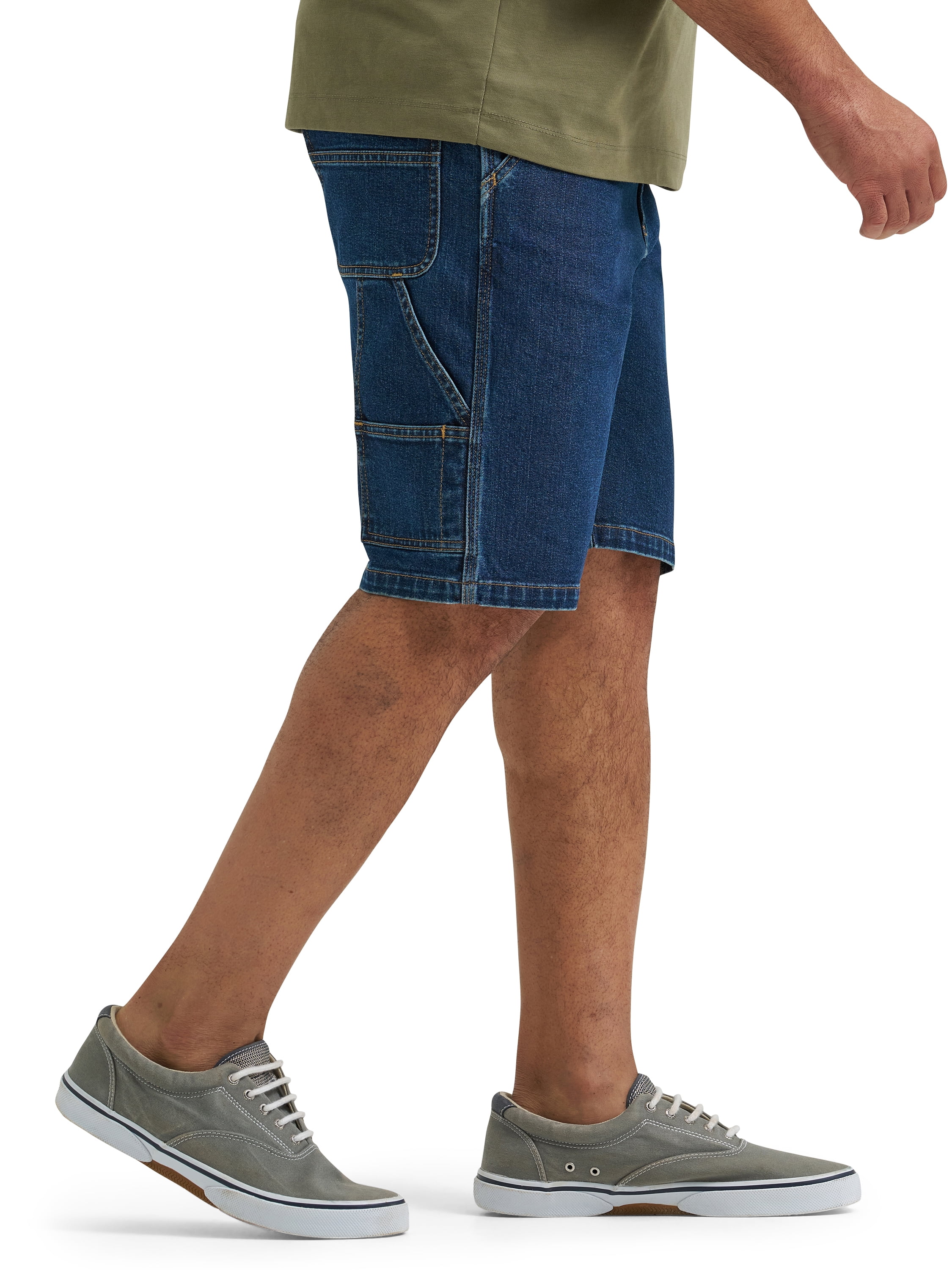 Wrangler Men's Relaxed Fit Carpenter Denim Shorts (Blue, 30-50) dutc6