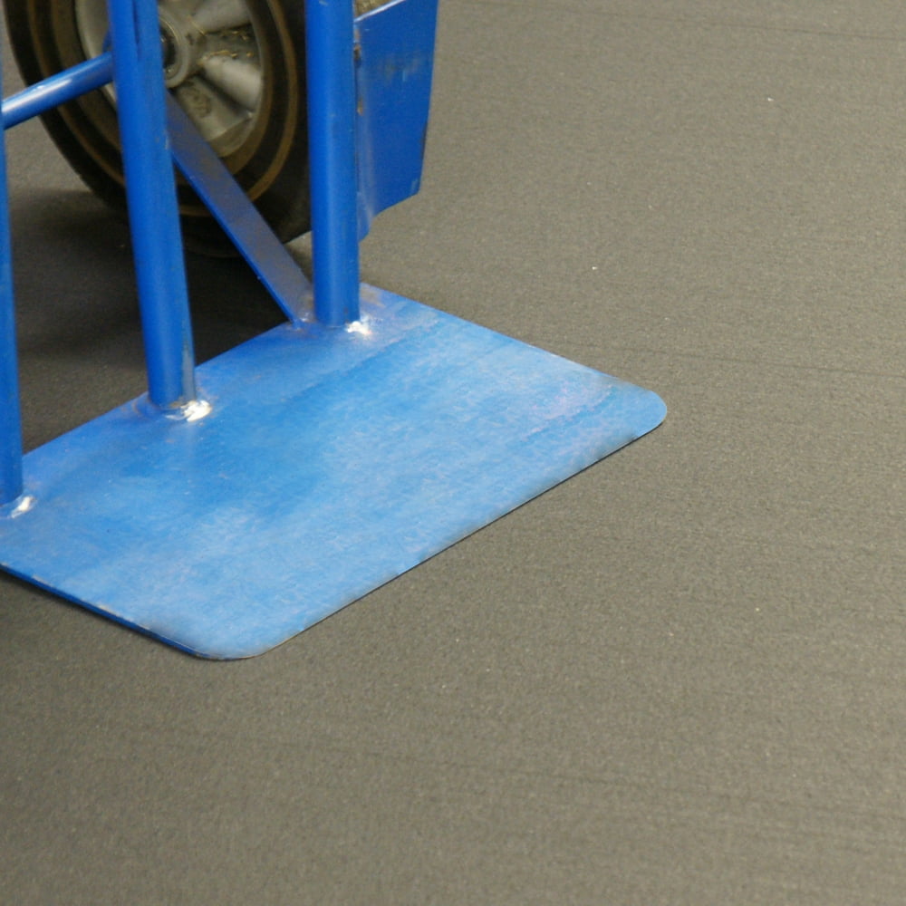 Rubber-Cal Recycled Rubber Flooring Mat (Black, 0.25 in. x 4 ft. x 4 ft.) 3twke