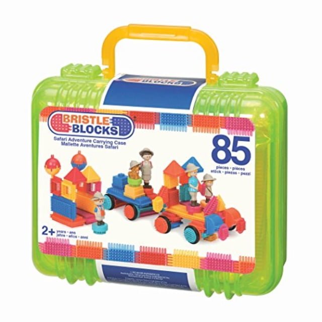 Bristle Blocks by Battat Building Toy Set (Multicolor, 85 Pieces) ud51p