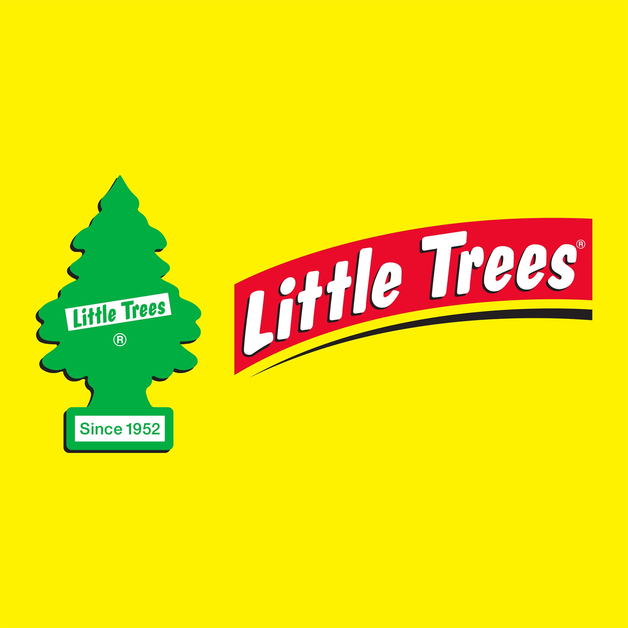 LITTLE TREES Car Air Freshener Black Ice Scent Long-Lasting Odor Eliminator (Black, 6-Pack) vg4bj