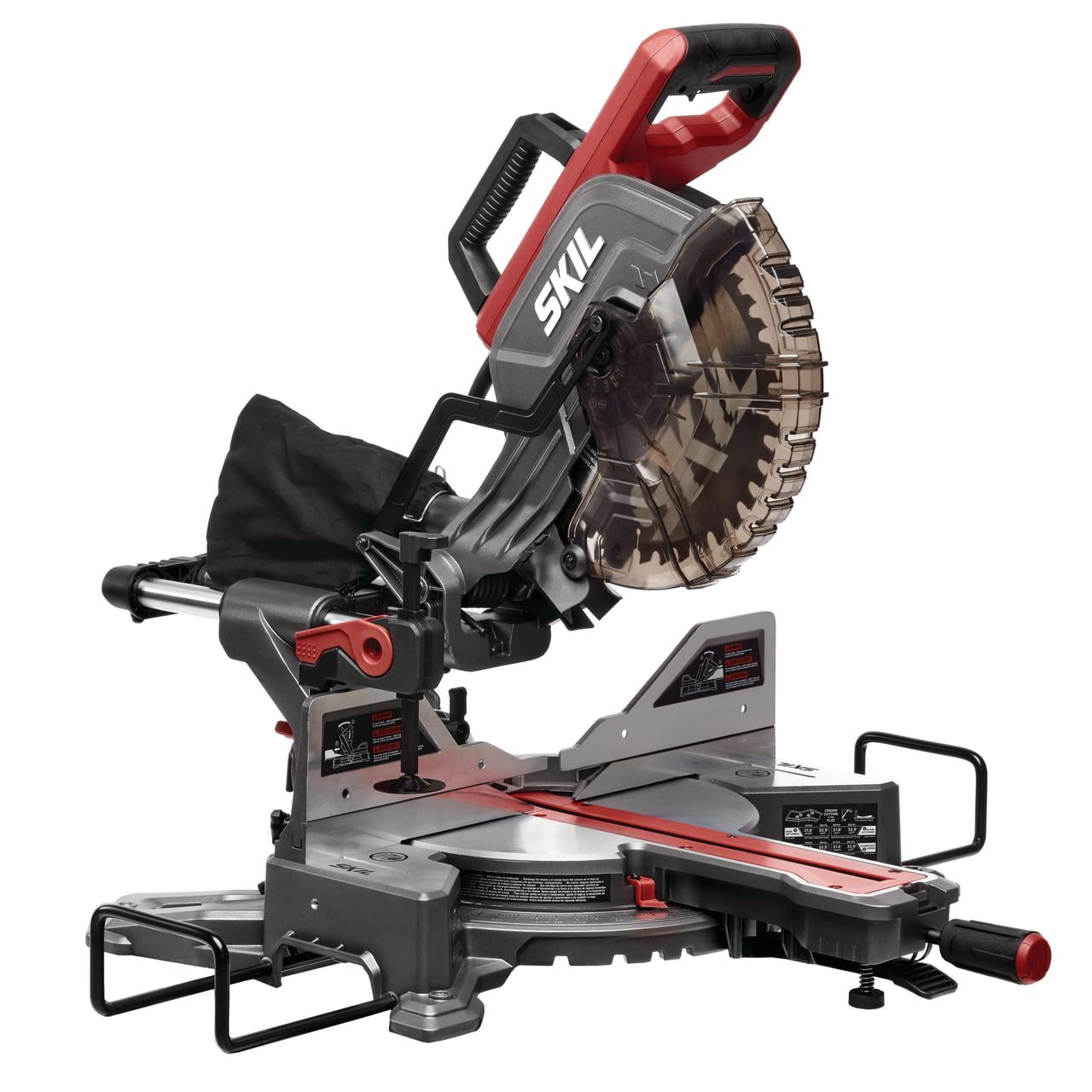 SKIL 10-Inch Dual Bevel Sliding Miter Saw with 15 Amp Motor and LED Shadow Line (10 in) e8rsy