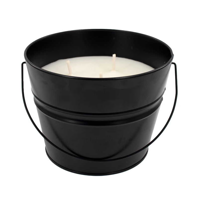 Mainstays Outdoor Citronella Candle Triple Wick Metal Bucket (Silver, 24 oz) 912g4