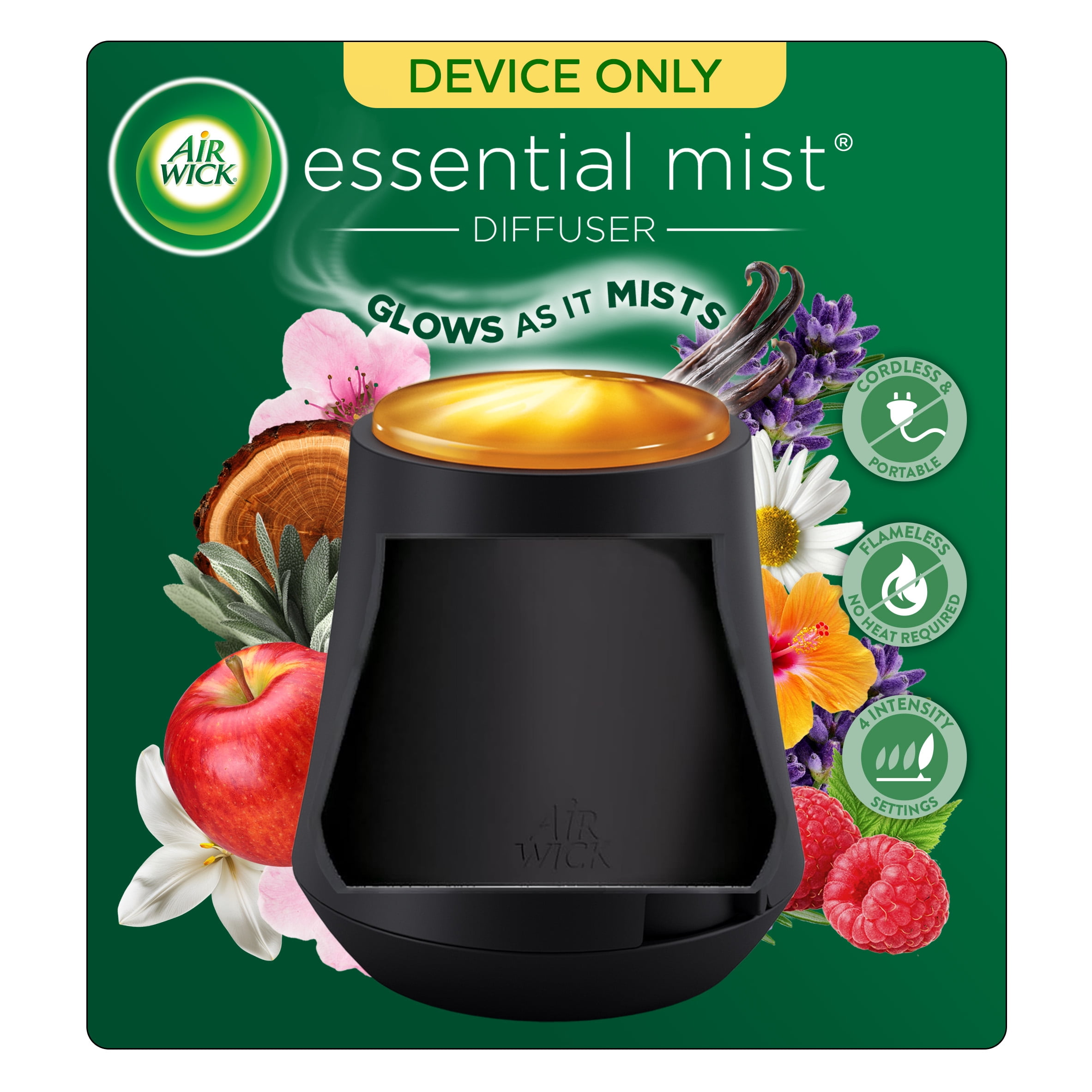 Air Wick Essential Mist Scented Oil Air Freshener Diffuser Device (Black, 1 Piece) y8lfb