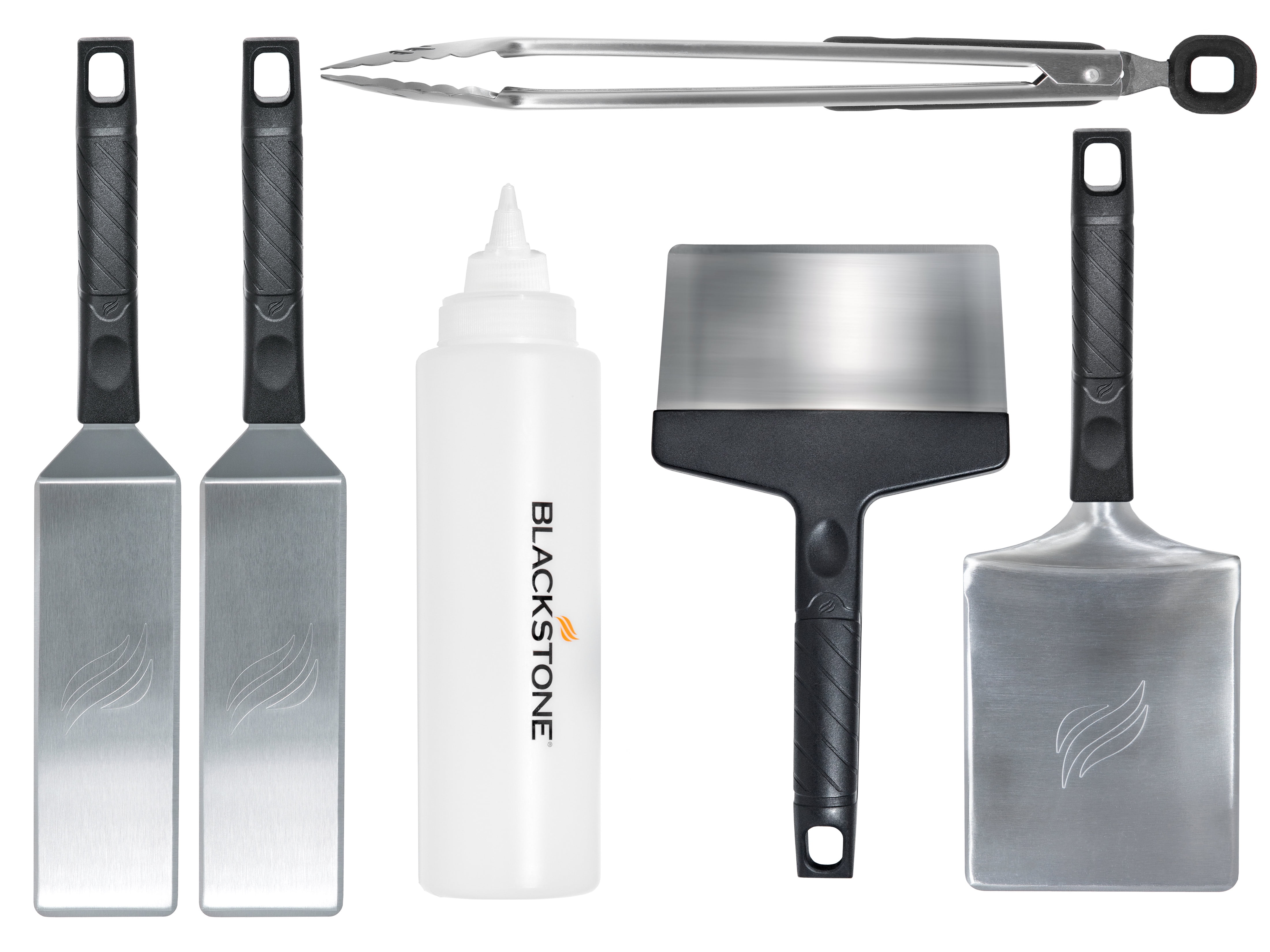 Blackstone Deluxe Stainless Steel Griddle Spatula Tool Set (6-Piece) t2a99