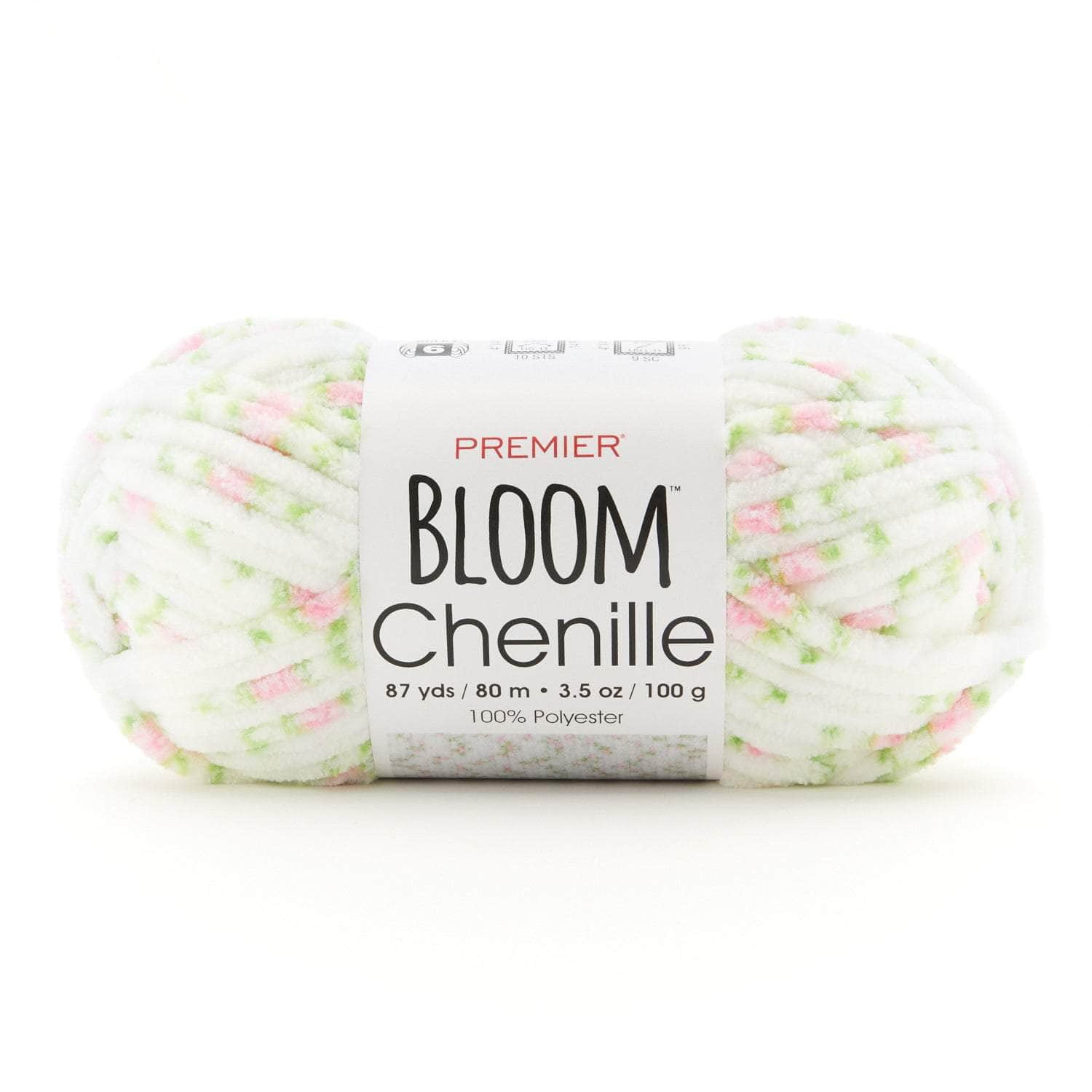 Premier Yarns Bloom Chenille Floral Print Soft Crafting Yarn (Multi-Color, 3.5 oz) izwtz