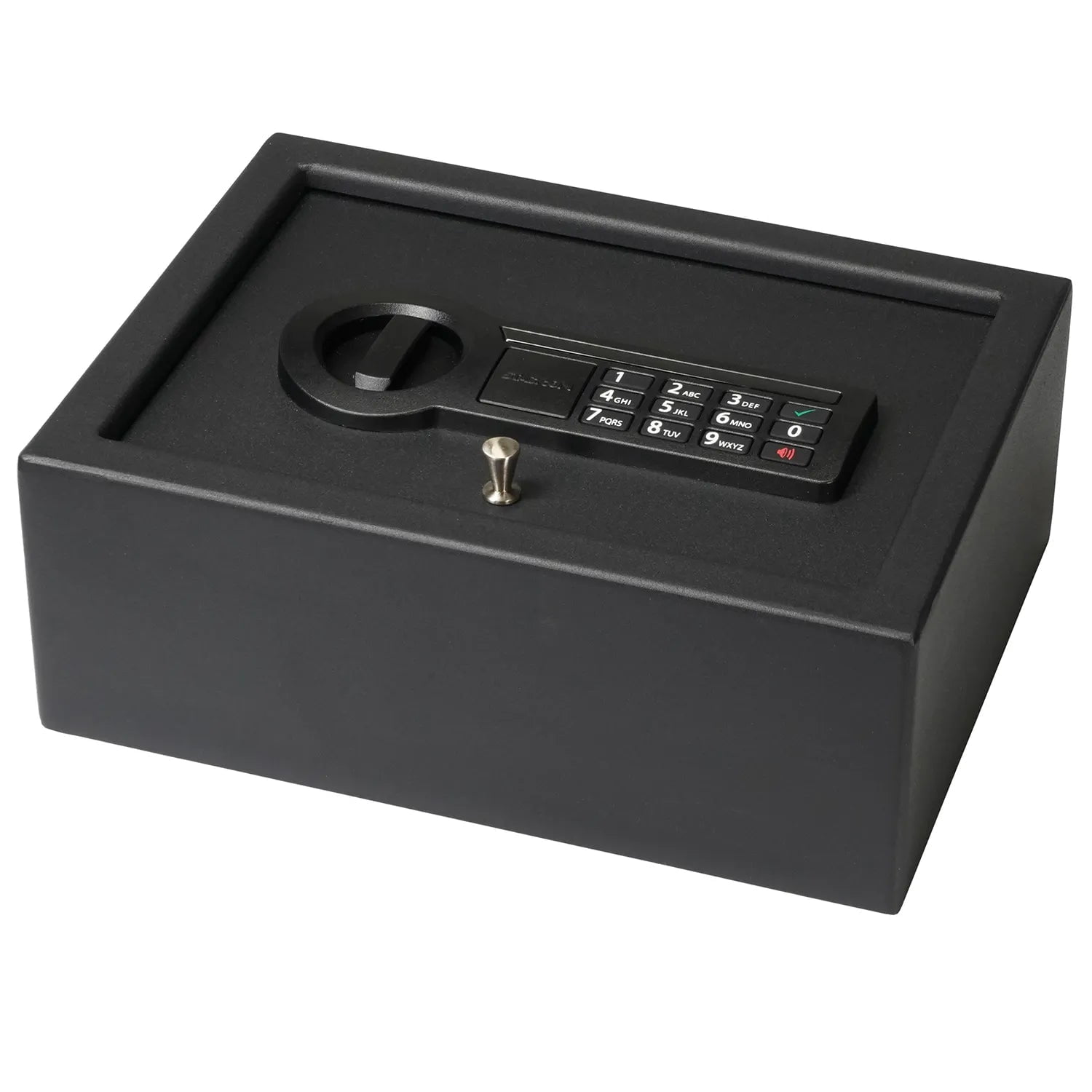 Stack-On Small Drawer Handgun Safe with Electronic Lock (Black, 12 in x 8 in x 3 in) 0xuhv