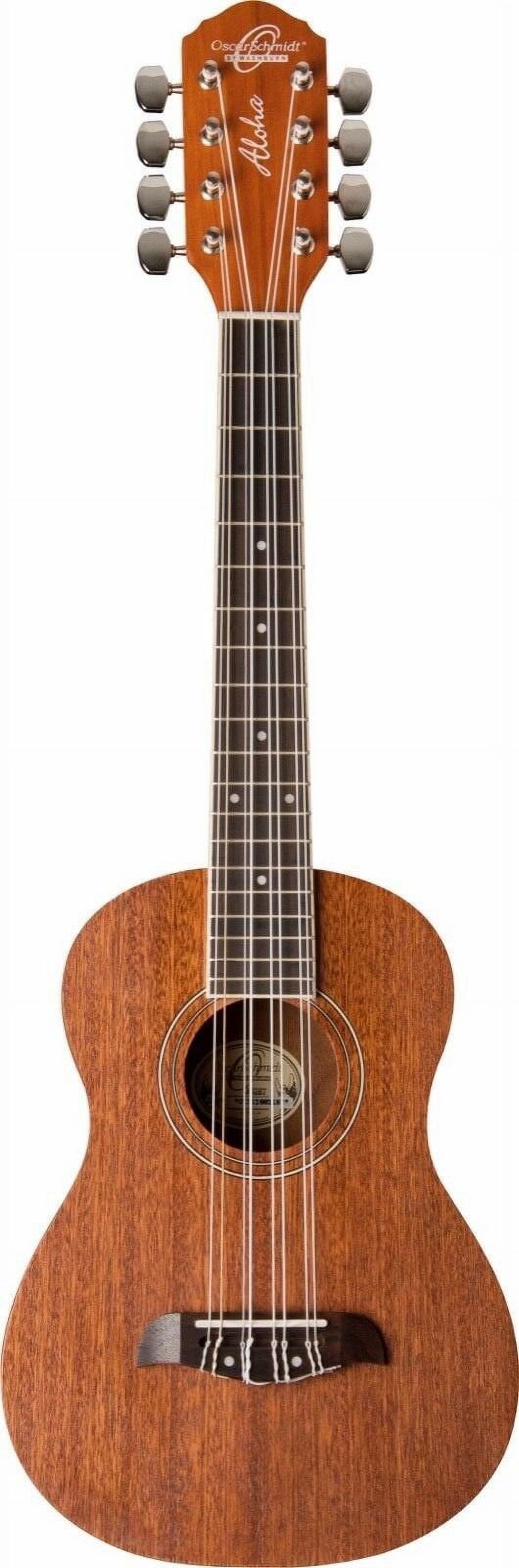 Oscar Schmidt OU28T-A-U 8-String Tenor Ukulele, Mahogany Body with Satin Finish (Tenor Size) w2zx4