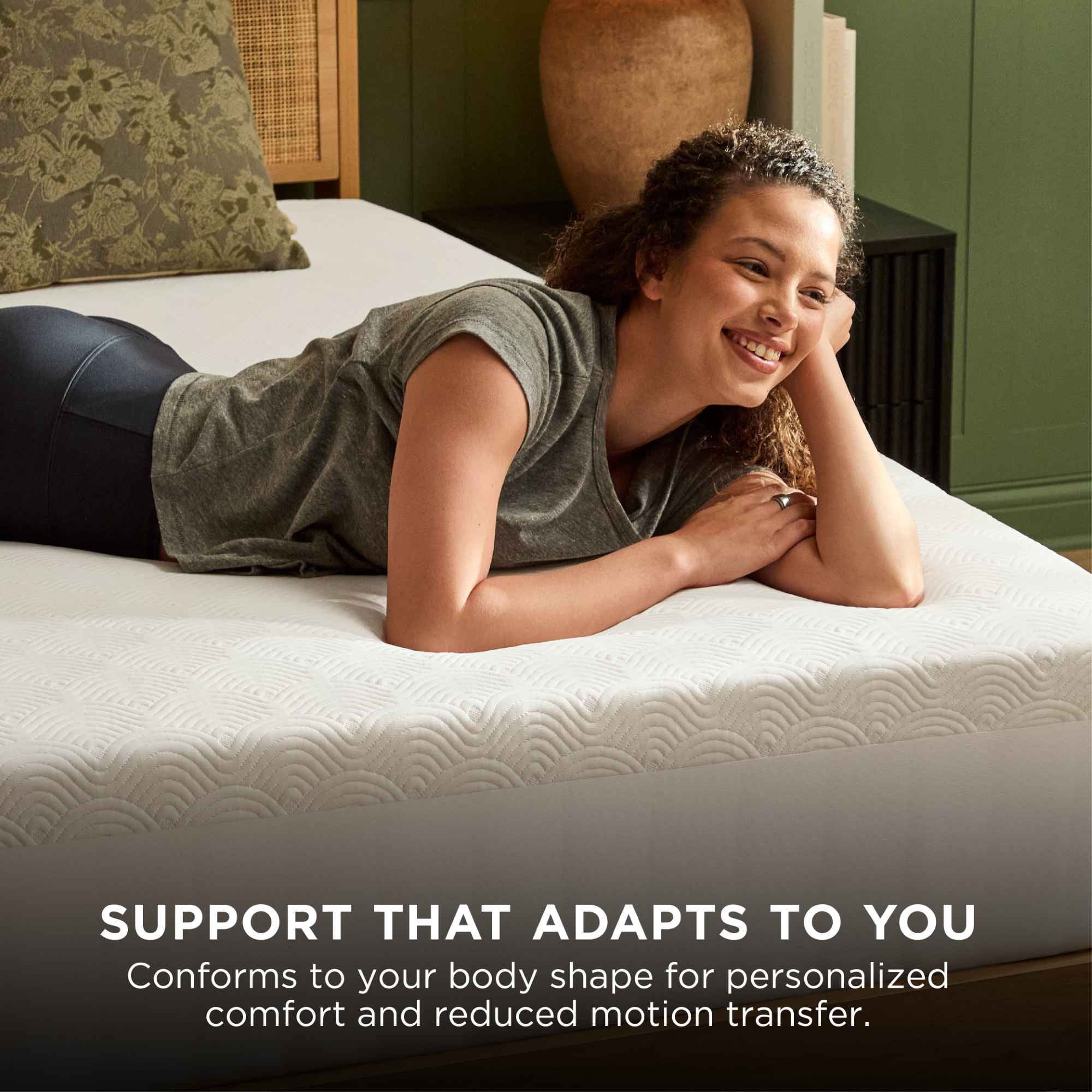Tempur-Pedic Tempur-Cloud Mattress Topper, Pressure-Relieving Memory Foam (Twin, 2 in) j0aaj