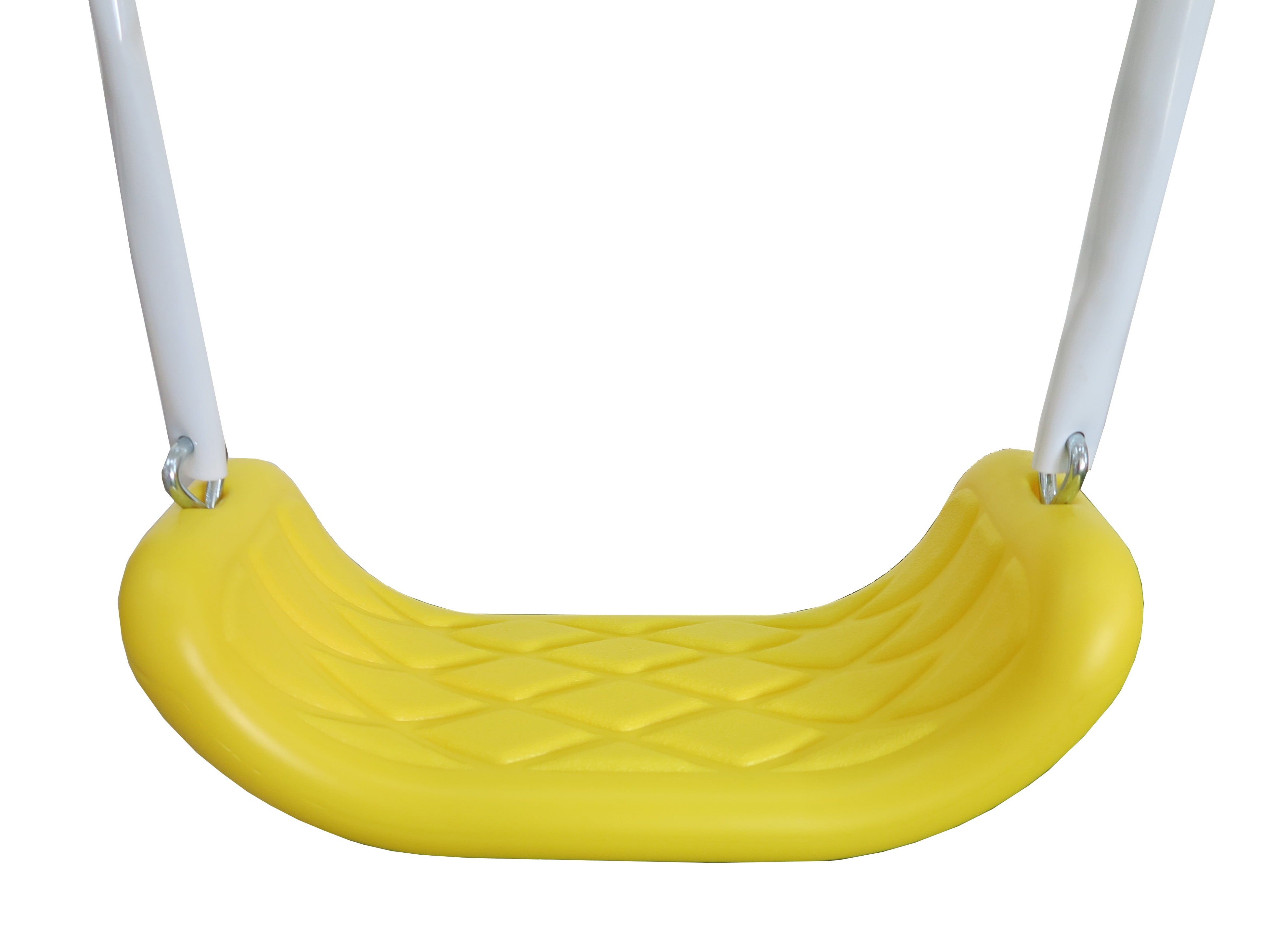 XDP Recreation Rising Sun Metal Swing Set with Slide, Seesaw, and Glider (Yellow, 10-Child Capacity) 1zow3