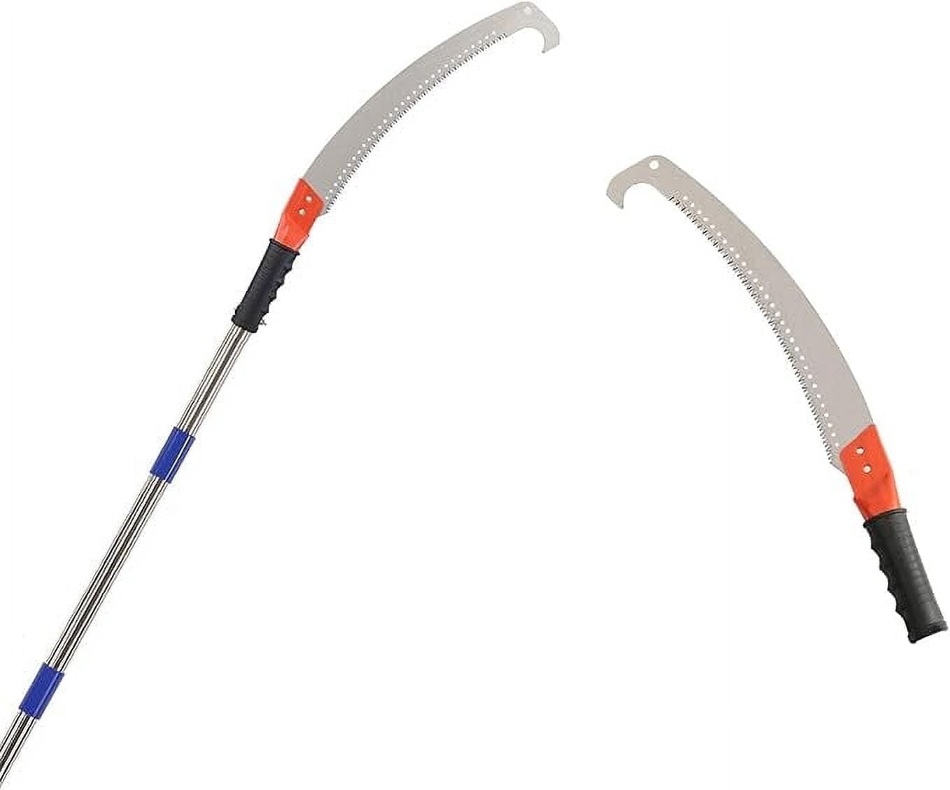 AEASKIEY Pole Saw for Tree Trimming, Extendable Manual Branch Cutter with Stainless Steel Handle (7 ft) cyvsi